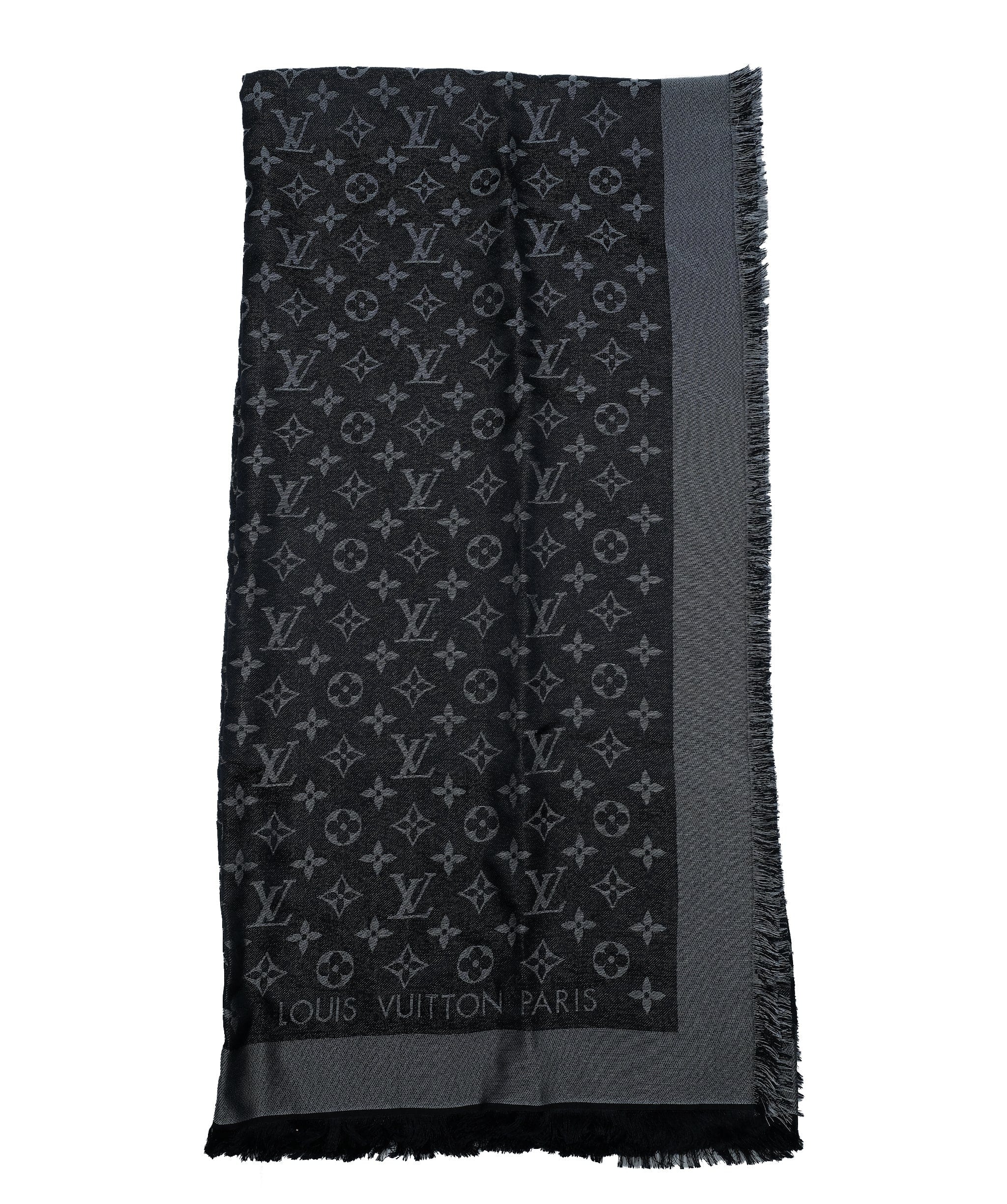 Louis Vuitton Louis Vuitton Black Shawl RJC2525