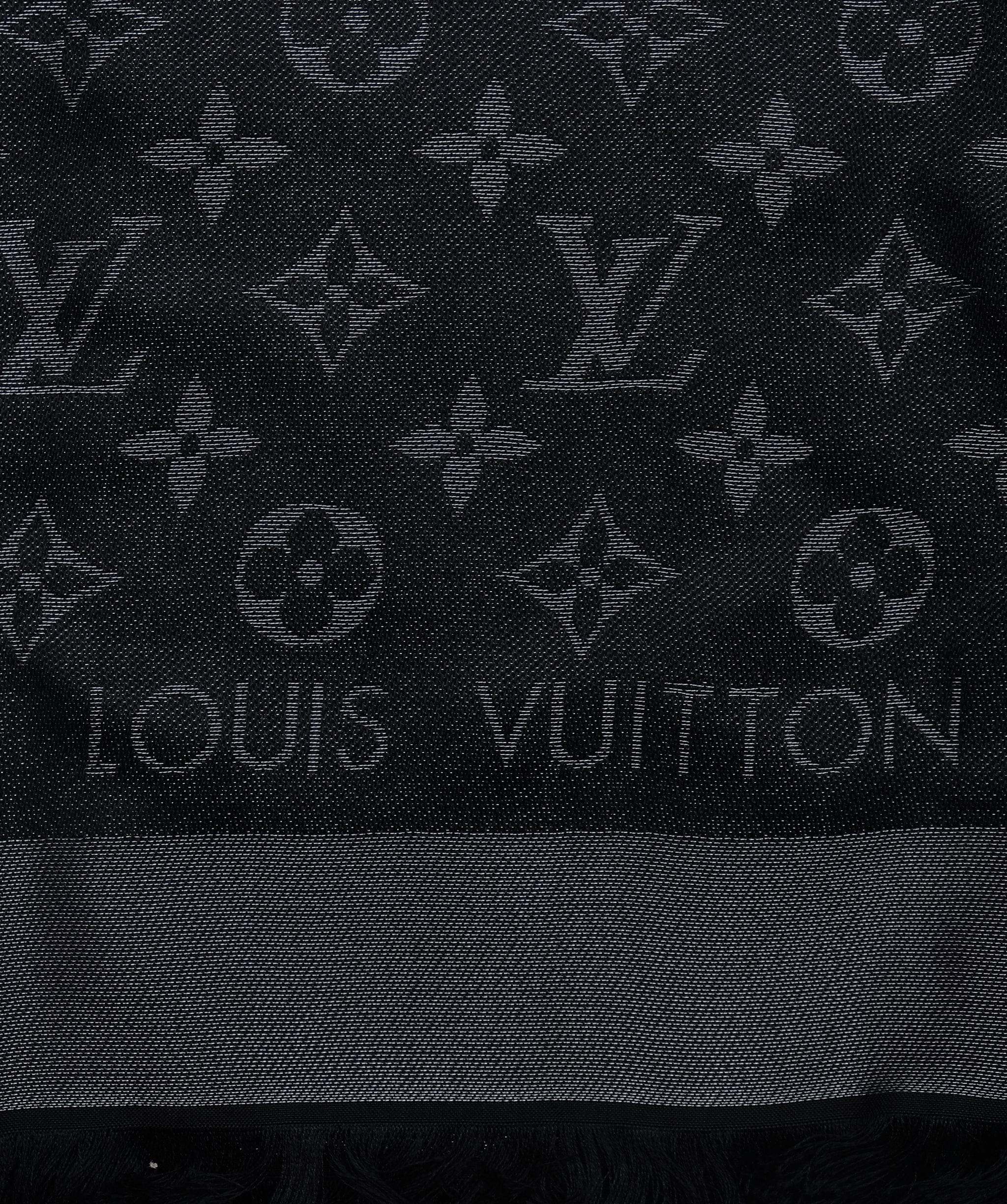 Louis Vuitton Louis Vuitton Black Shawl RJC2525