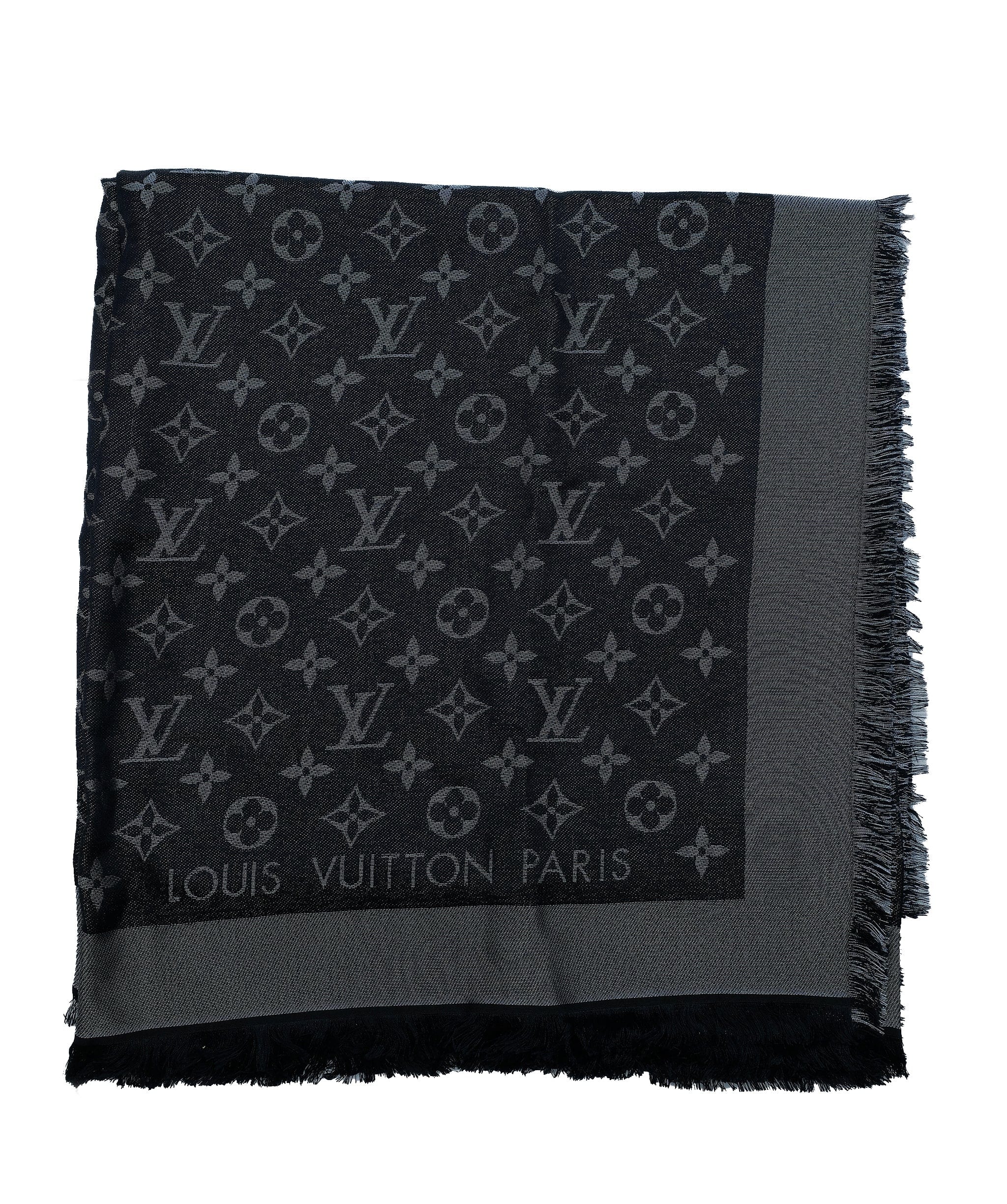 Louis Vuitton Louis Vuitton Black Shawl RJC2525