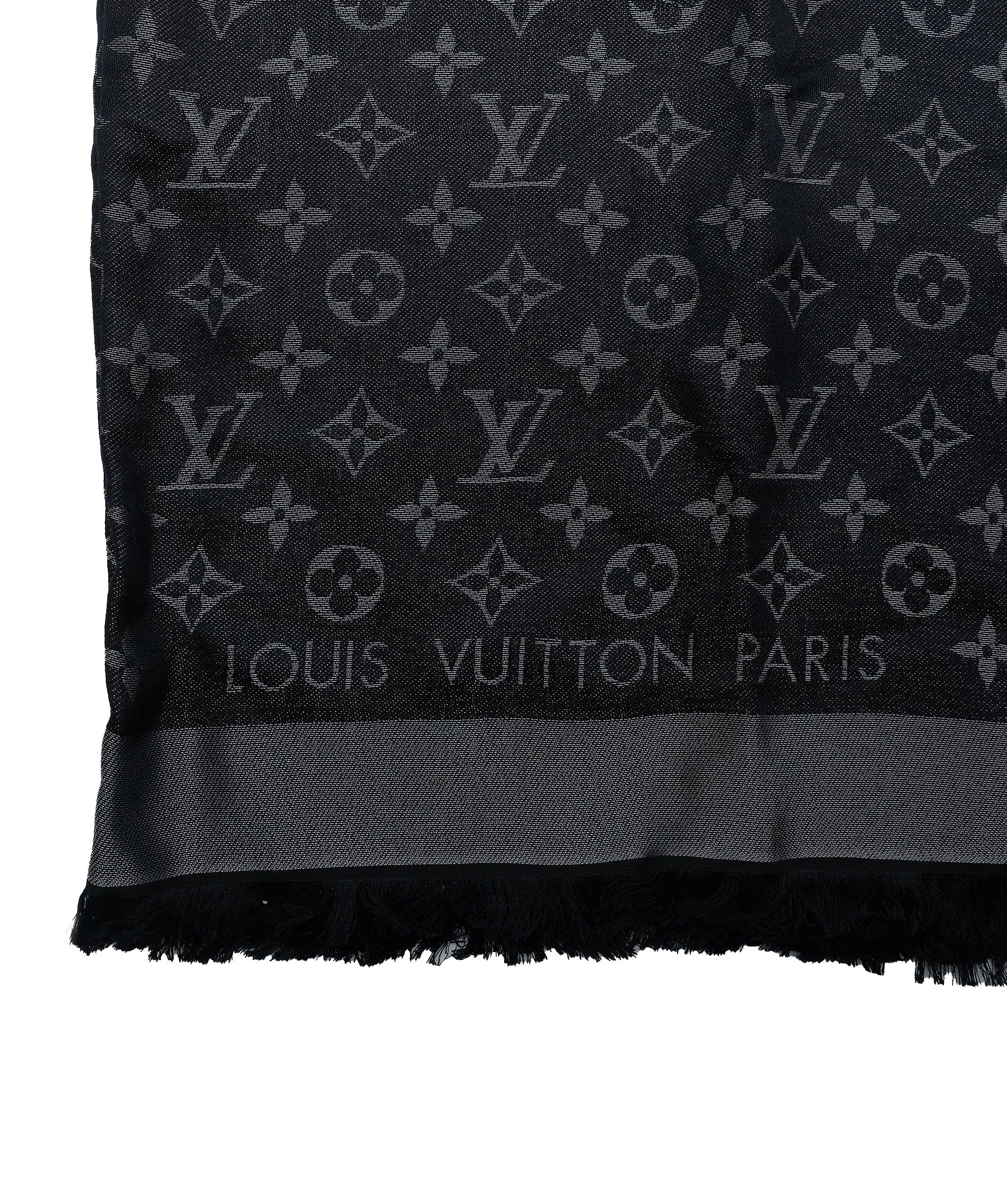 Louis Vuitton Louis Vuitton Black Shawl RJC2525