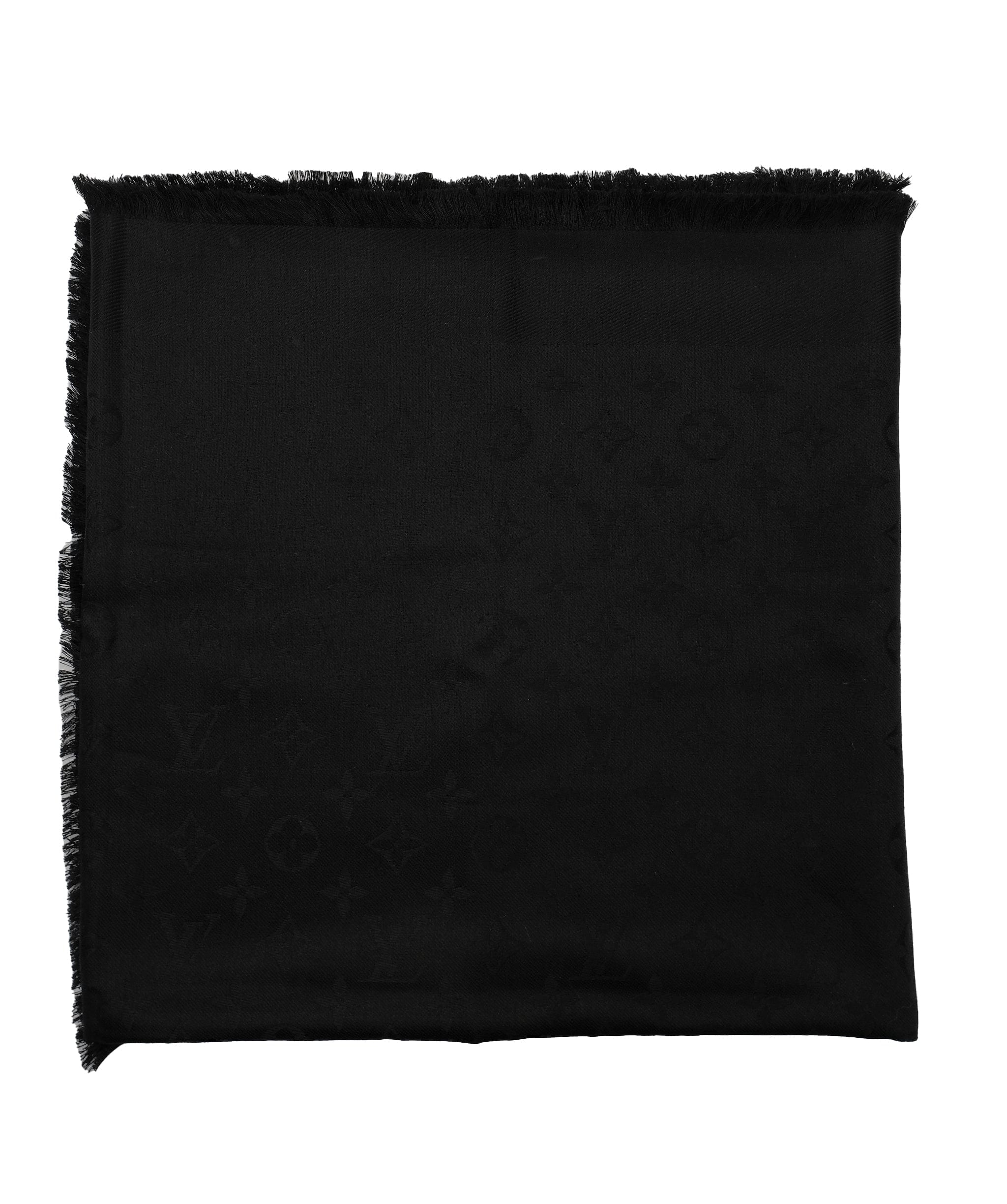 Louis Vuitton Louis Vuitton Black Shawl RJC2691