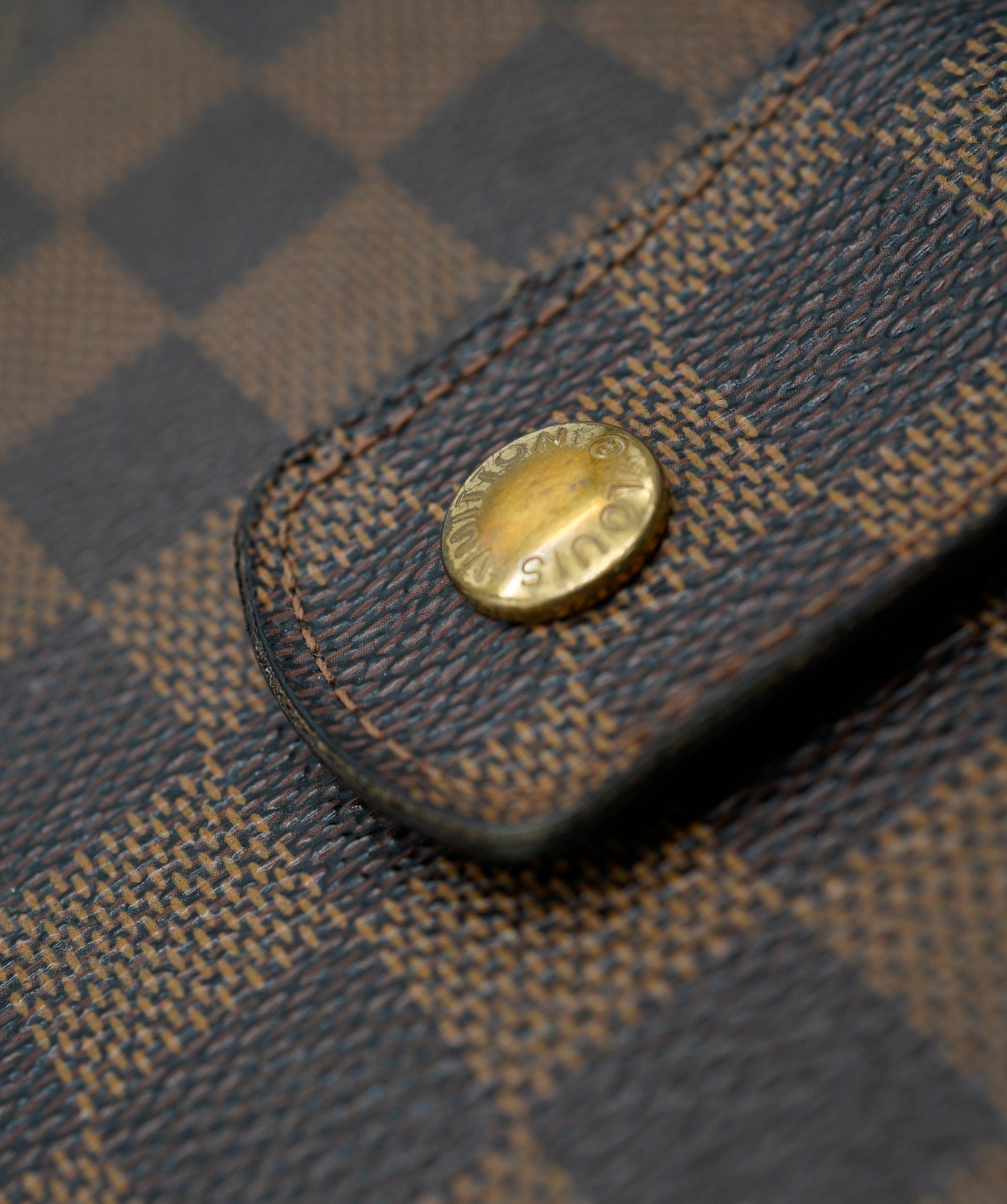 Louis Vuitton Louis Vuitton Damier Ebene Agenda GM Day Planner Cover R20009 LV Aut ASC3593