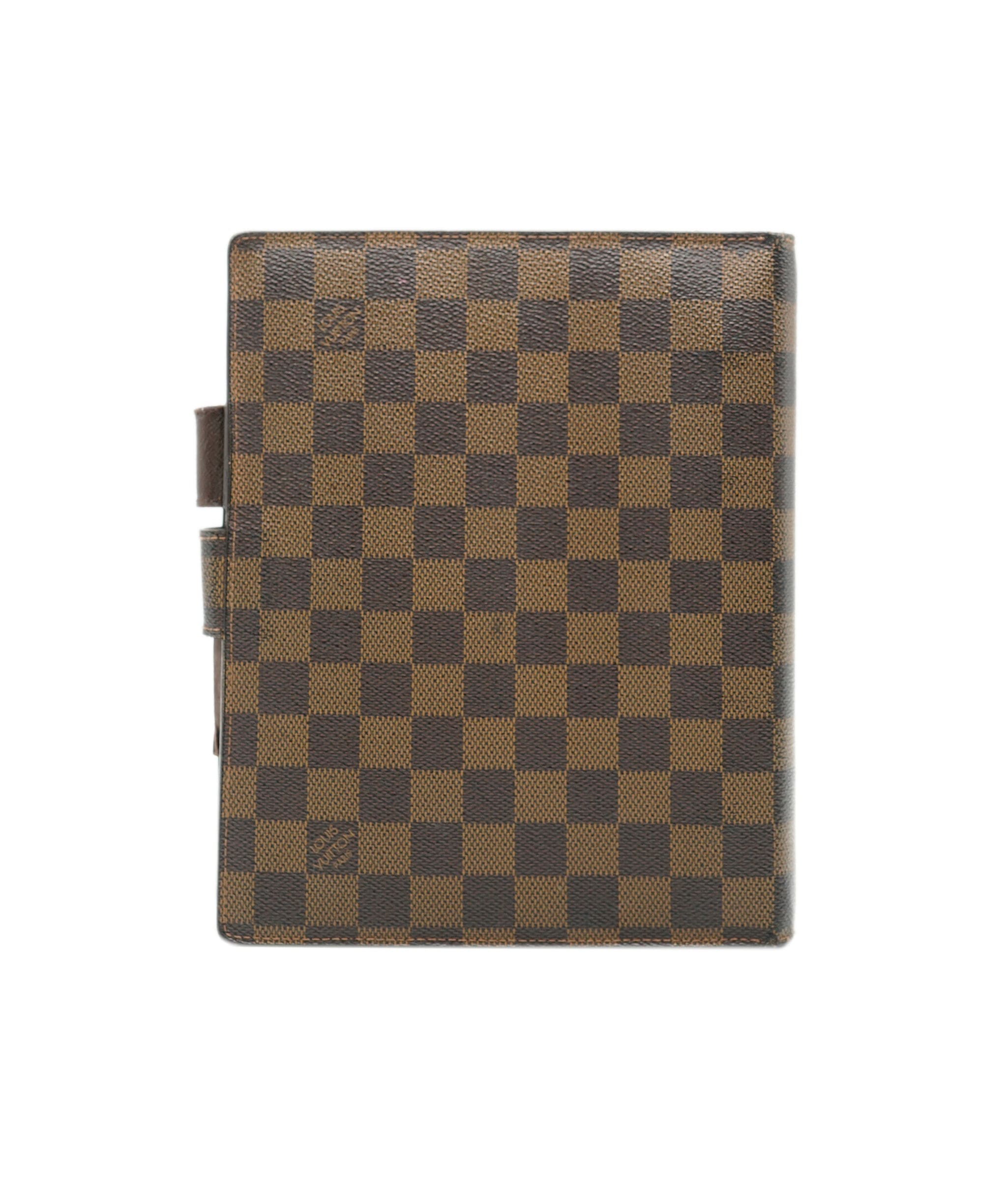 Louis Vuitton Louis Vuitton Damier Ebene Agenda GM Day Planner Cover R20009 LV Aut ASC3593