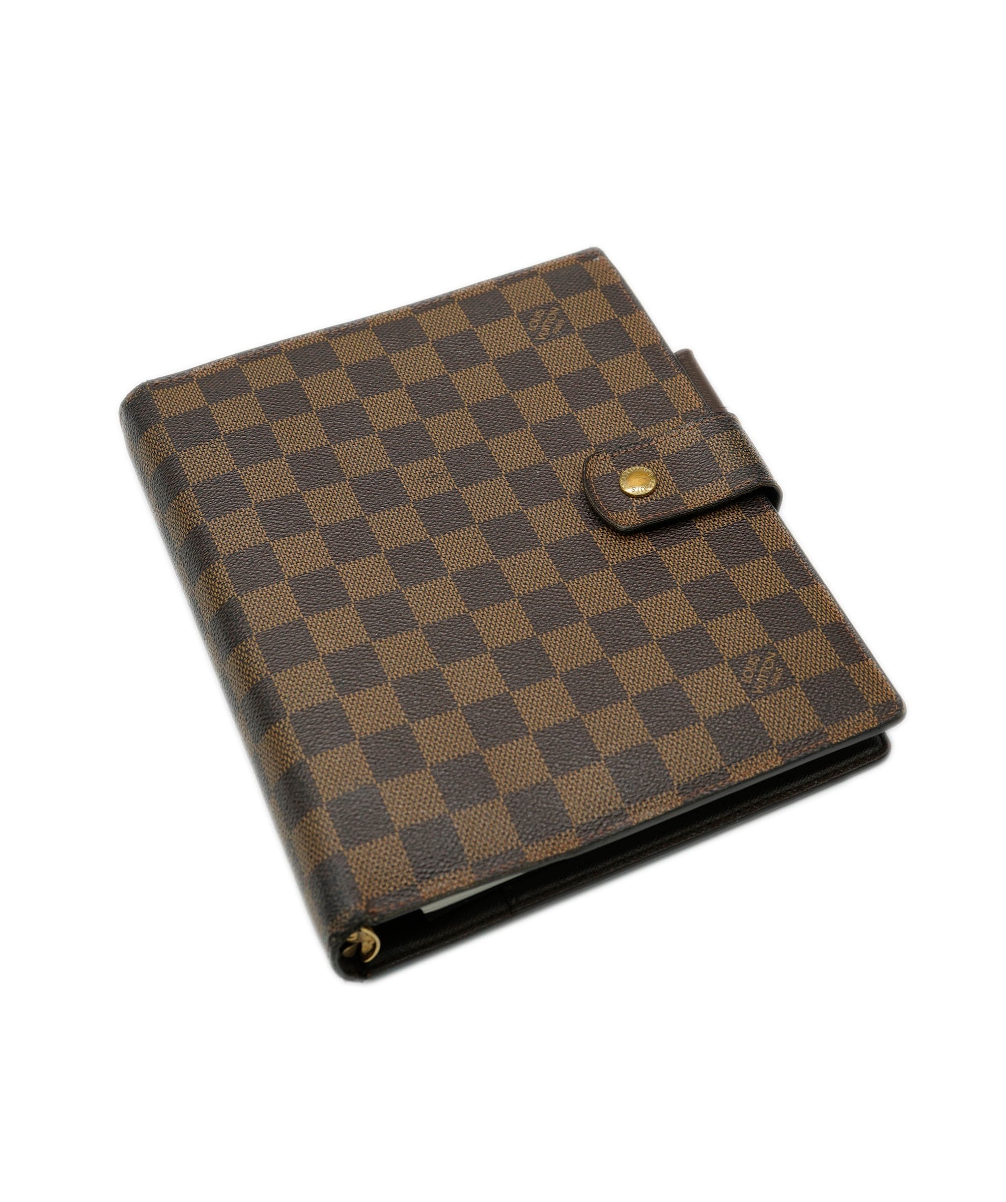 Louis Vuitton Louis Vuitton Damier Ebene Agenda GM Day Planner Cover R20009 LV Aut ASC3593