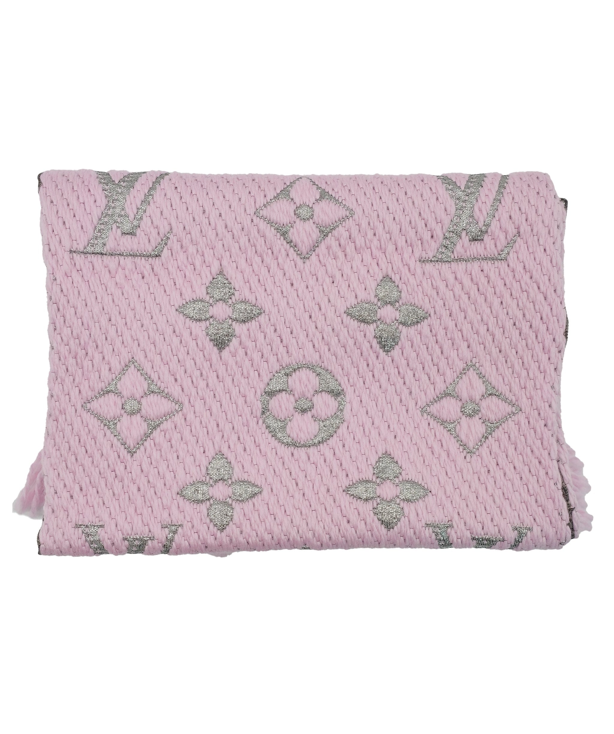 Louis Vuitton Louis Vuitton Logo Scarf Pink RJC2688