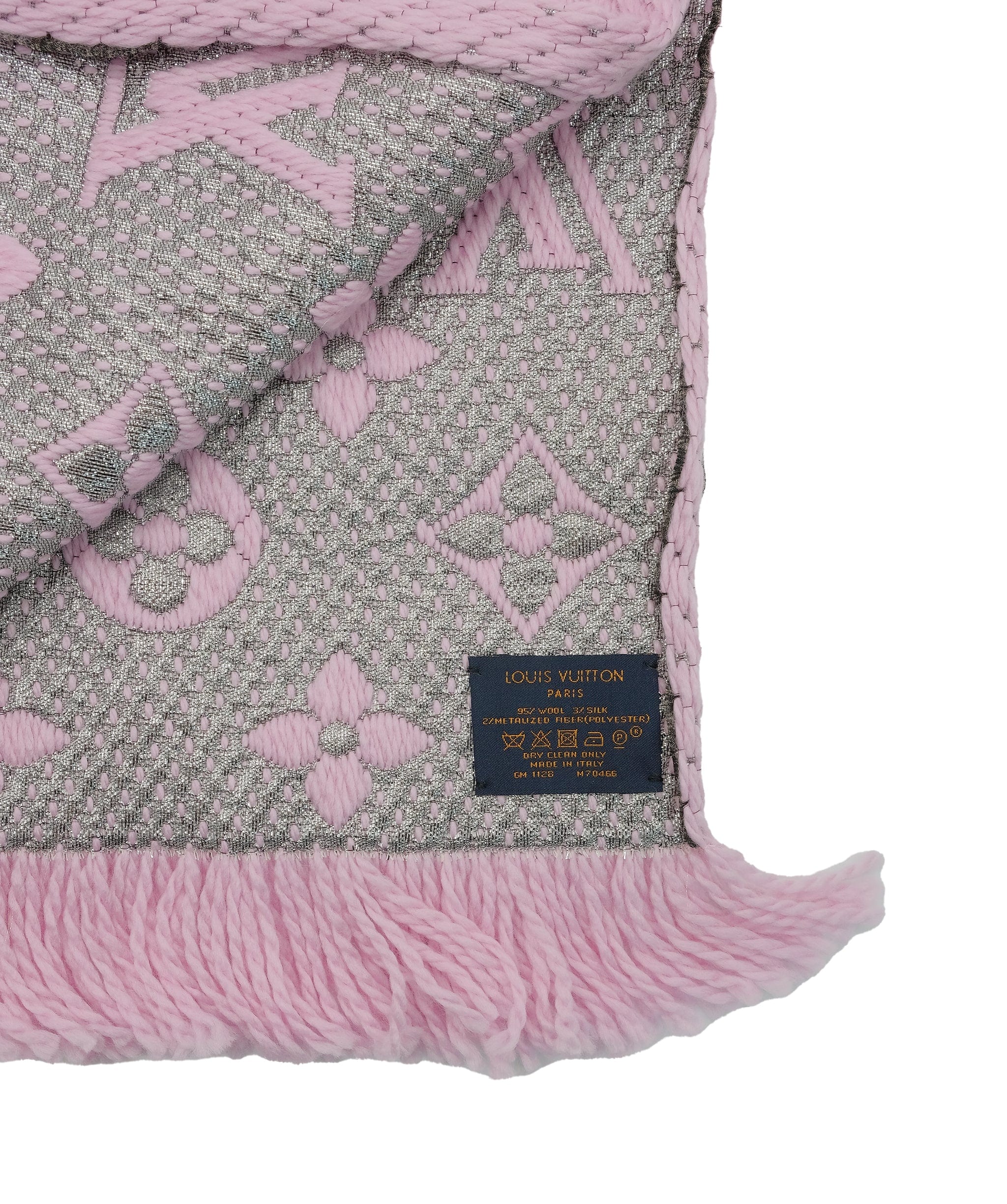 Louis Vuitton Louis Vuitton Logo Scarf Pink RJC2688