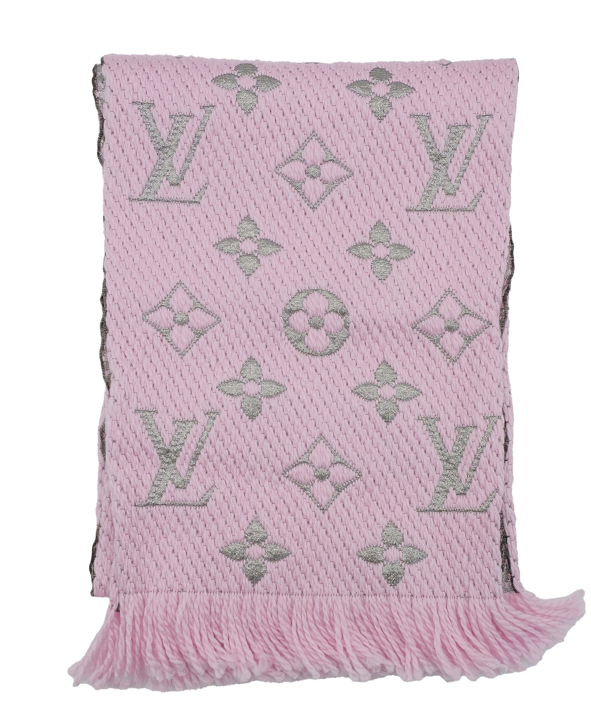 Louis Vuitton Louis Vuitton Logo Scarf Pink RJC2688