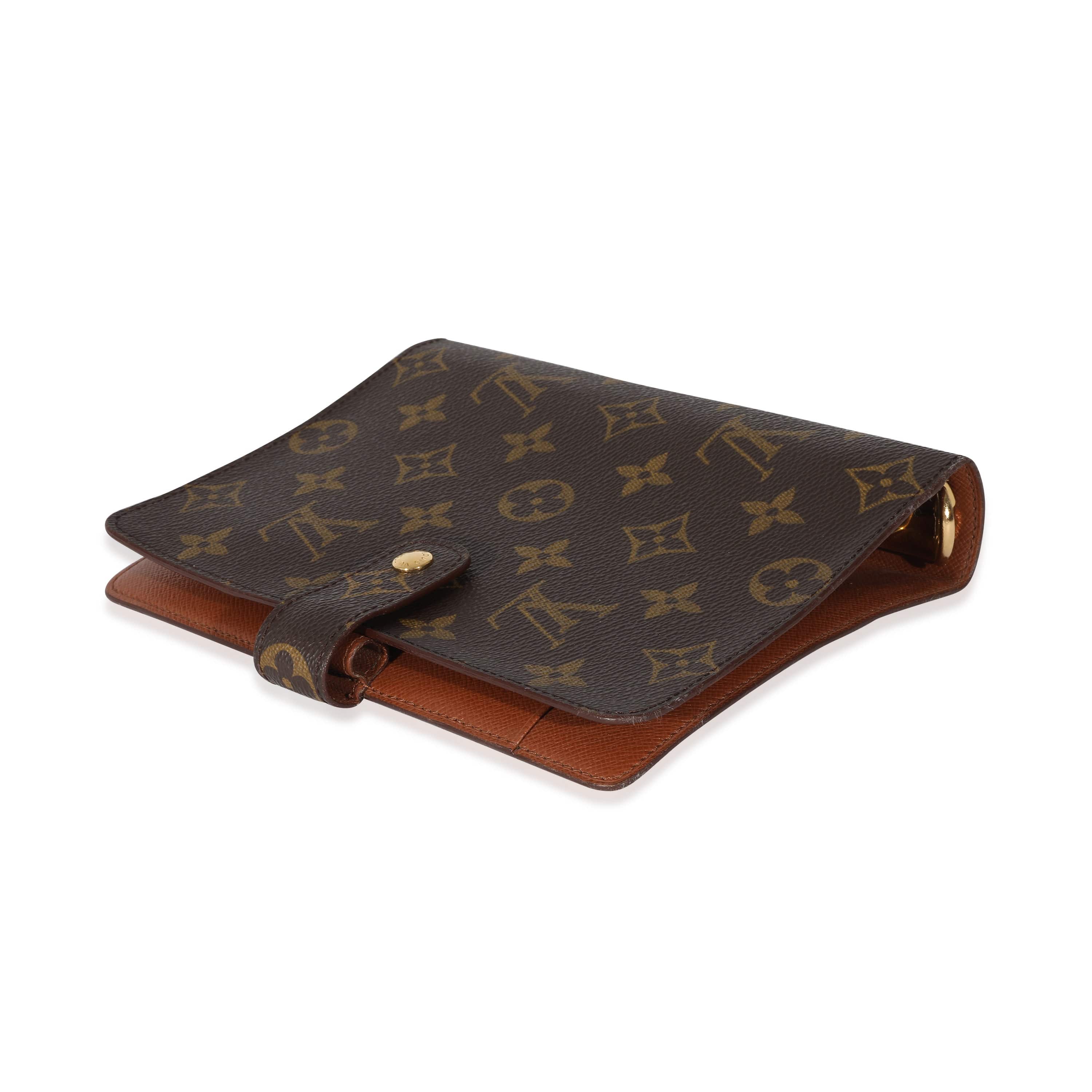 Louis Vuitton Louis Vuitton  Monogram Agenda MM Day Planner Cover ASC3513