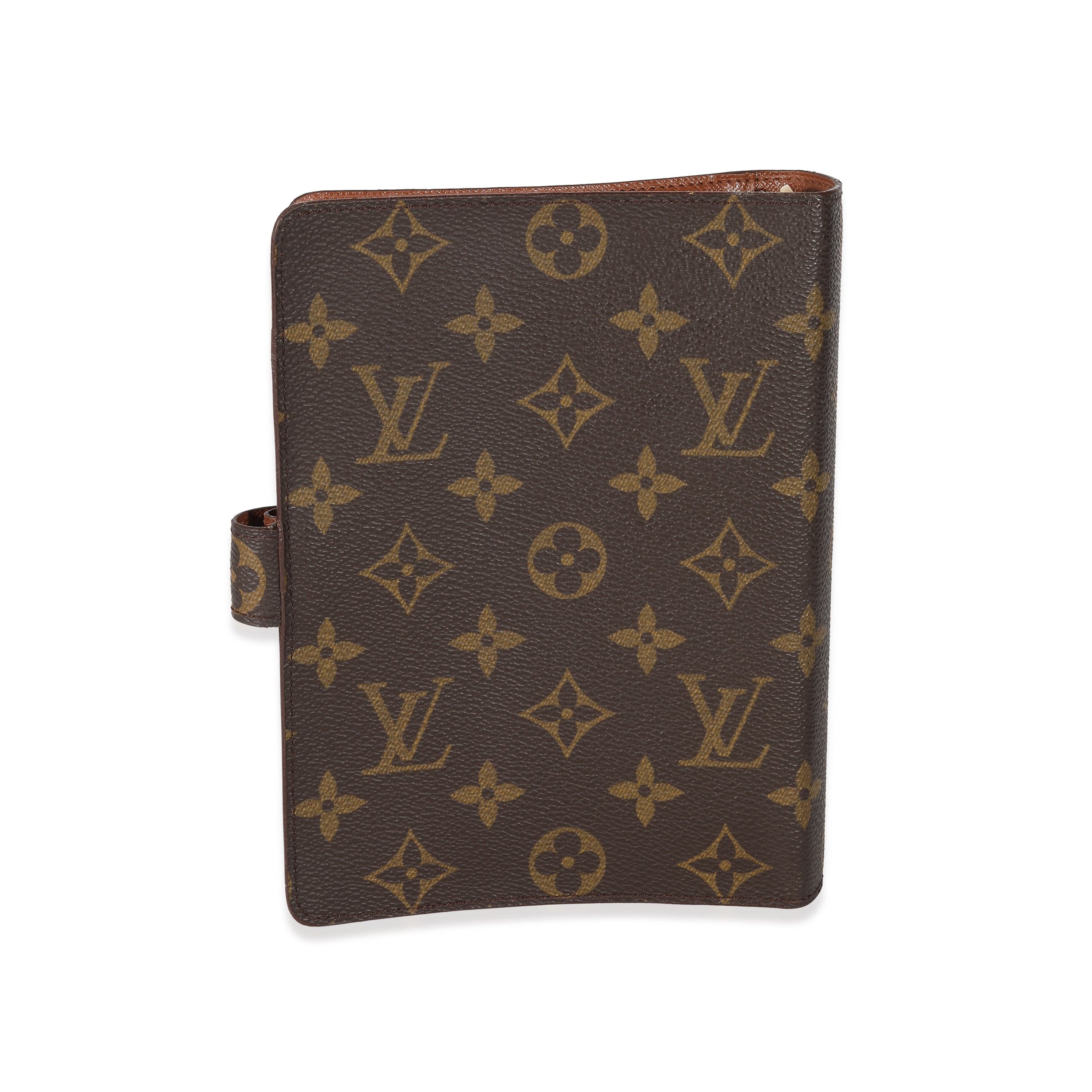 Louis Vuitton Louis Vuitton  Monogram Agenda MM Day Planner Cover ASC3513