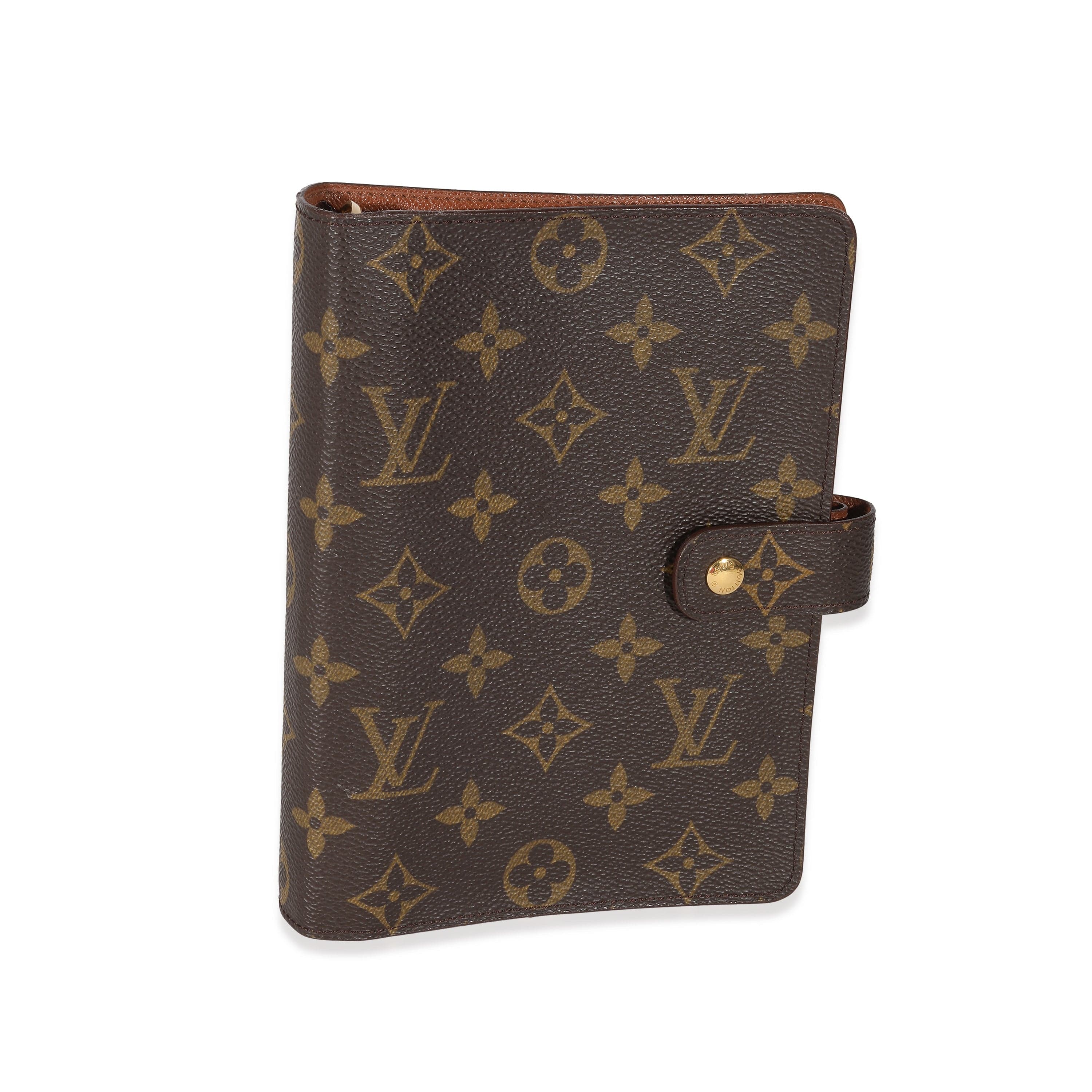 Louis Vuitton Louis Vuitton  Monogram Agenda MM Day Planner Cover ASC3513