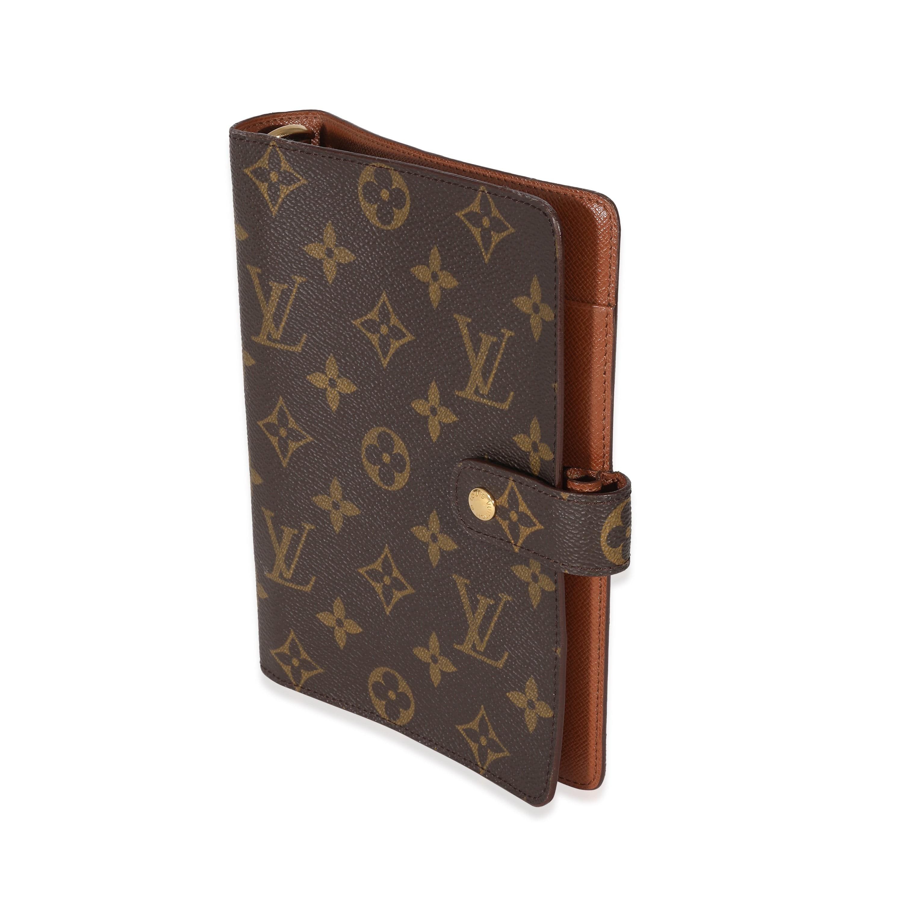 Louis Vuitton Louis Vuitton  Monogram Agenda MM Day Planner Cover ASC3513