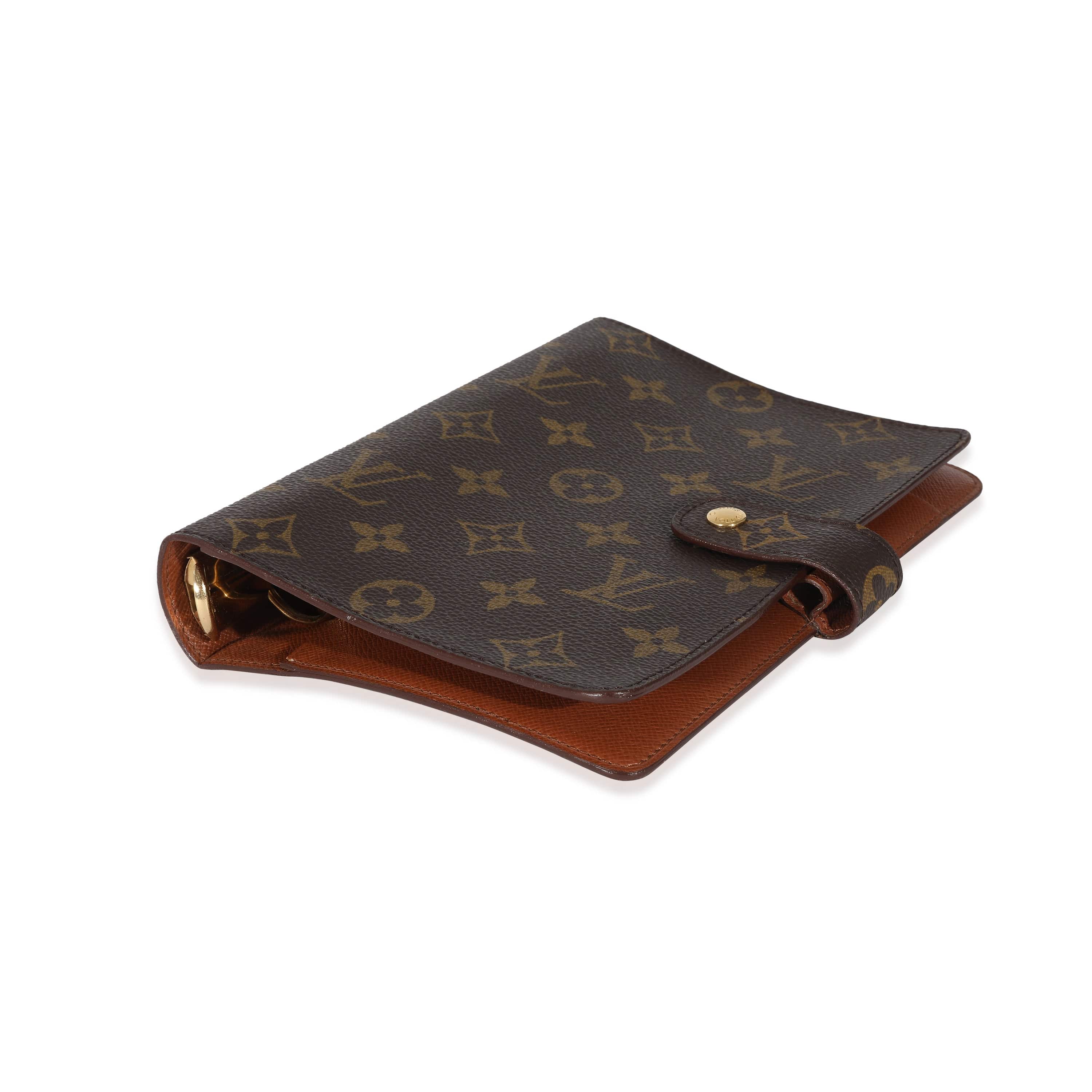 Louis Vuitton Louis Vuitton  Monogram Agenda MM Day Planner Cover ASC3513