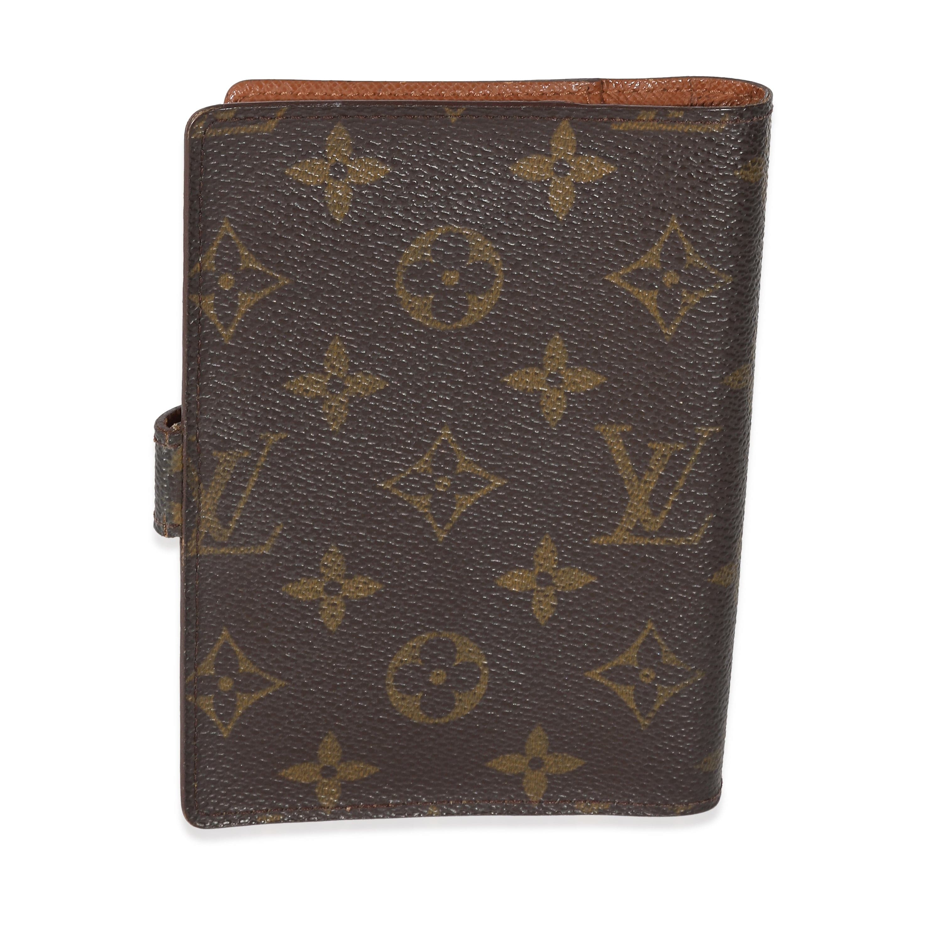 Louis Vuitton LOUIS VUITTON Monogram Agenda PM Day Planner Cover R2001 ASC3512