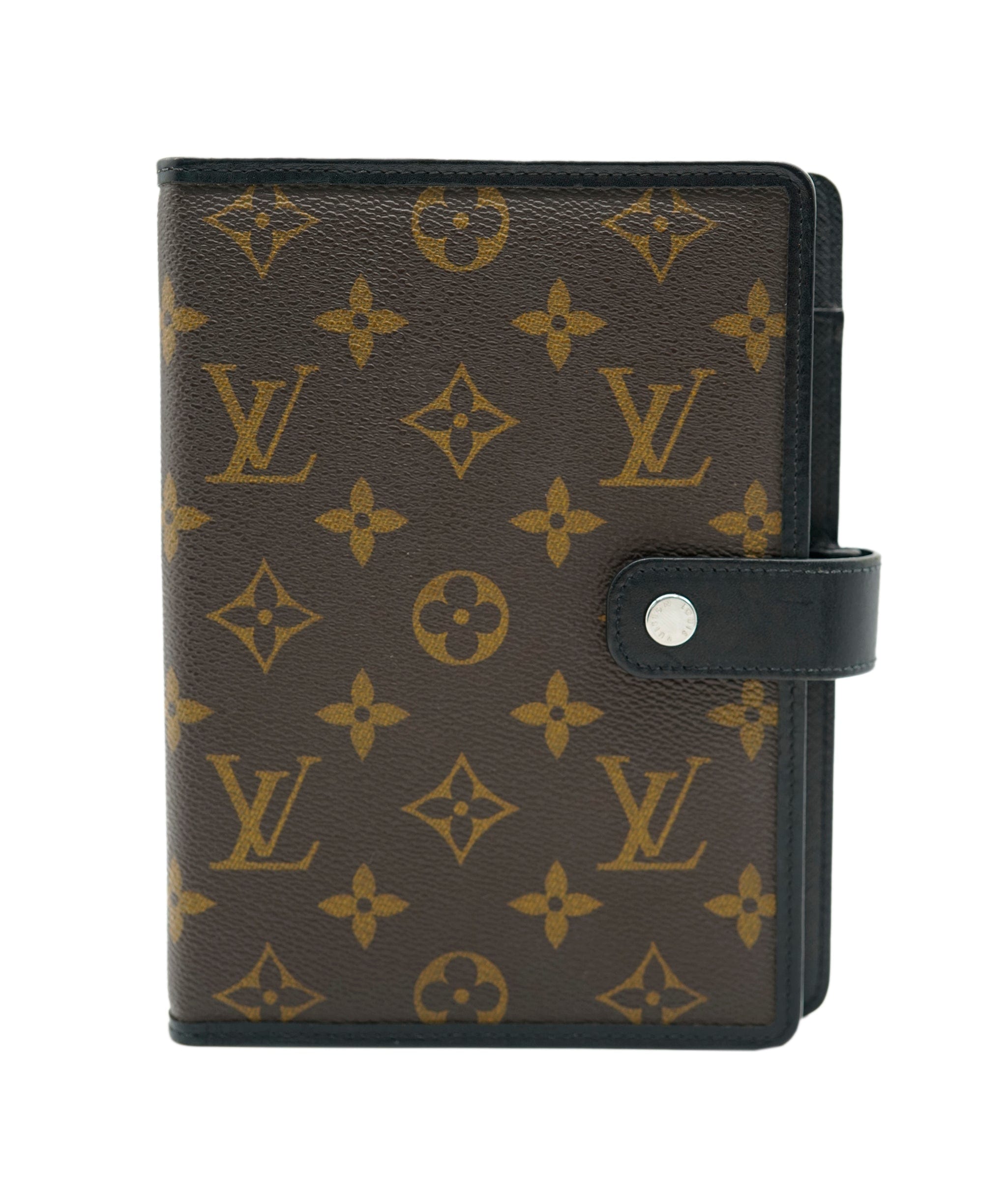 Louis Vuitton Louis Vuitton Monogram Macassar Agenda MM Planner Cover R21084