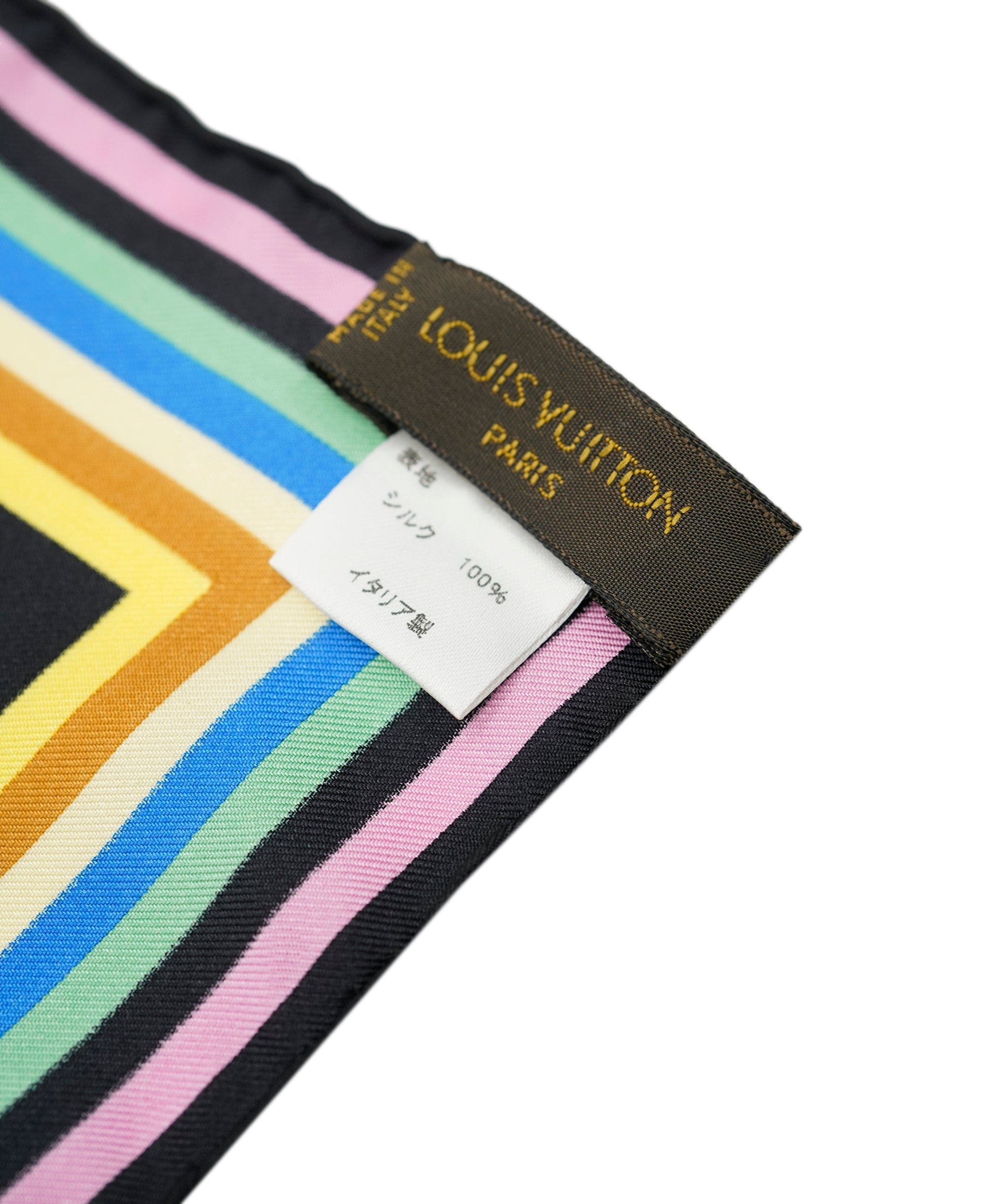 Louis Vuitton Louis Vuitton Monogram Multicolor Scarf Black ASL9209