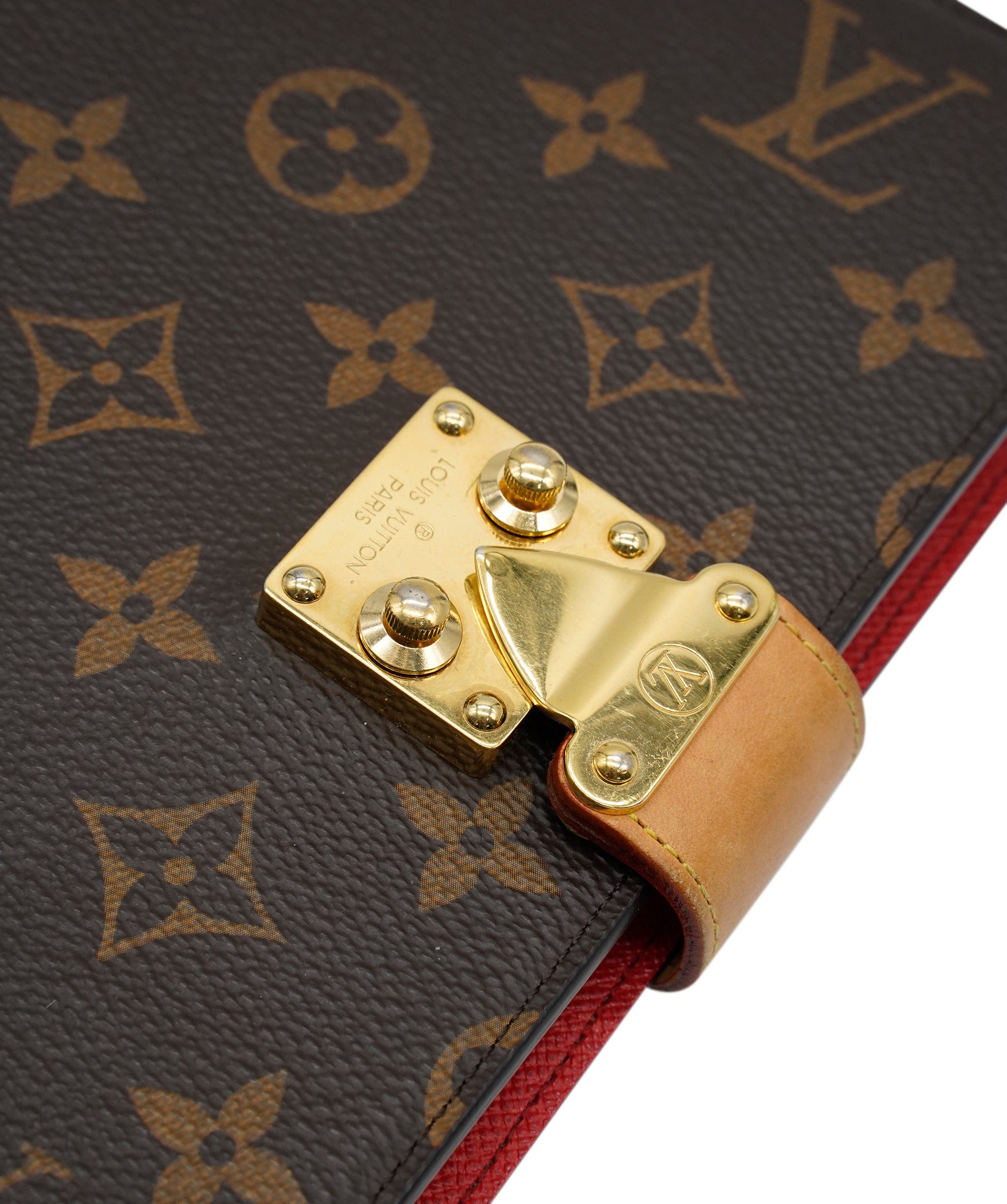 Louis Vuitton Louis Vuitton Monogram Quveeture Carnepole Day Planner Cover GI02 Auth 39280 ASL8012