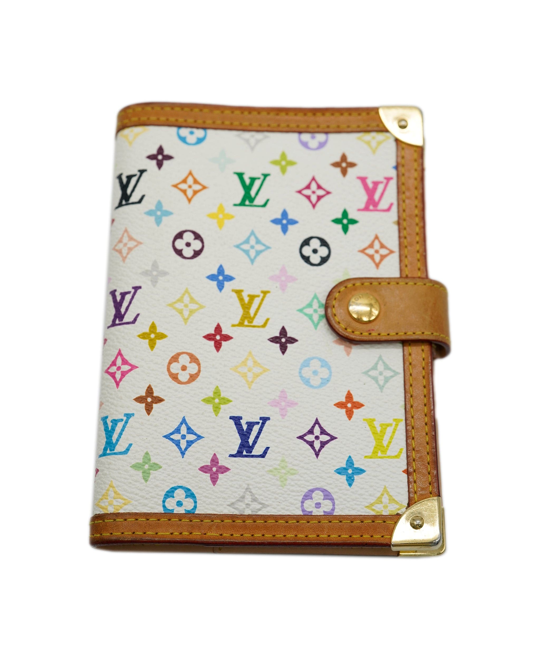 Louis Vuitton Louis Vuitton Murakami Multicolor Agenda PM Day Planner Cover ASL8018