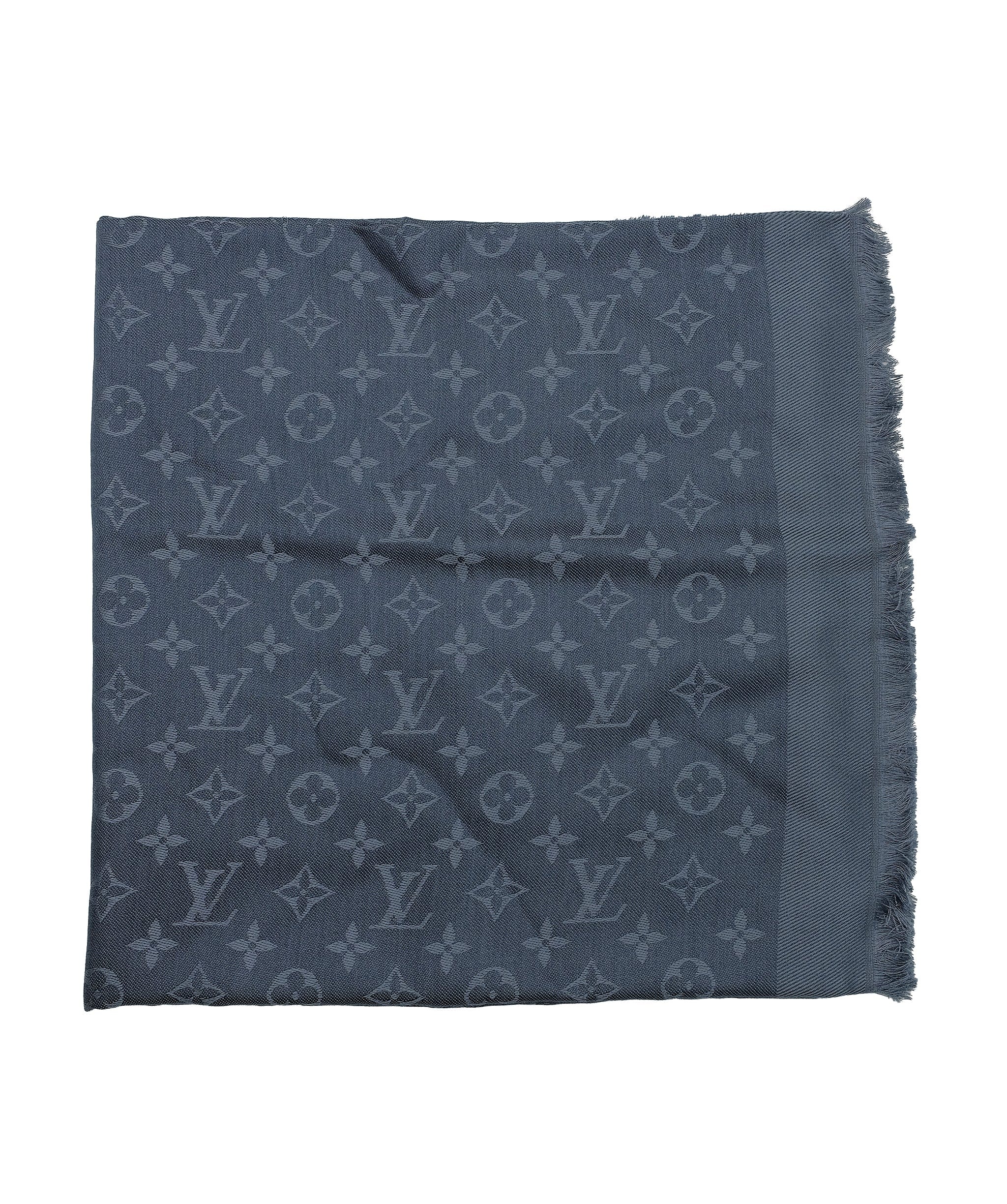 Louis Vuitton Louis Vuitton Navy Shawl  RJC2430