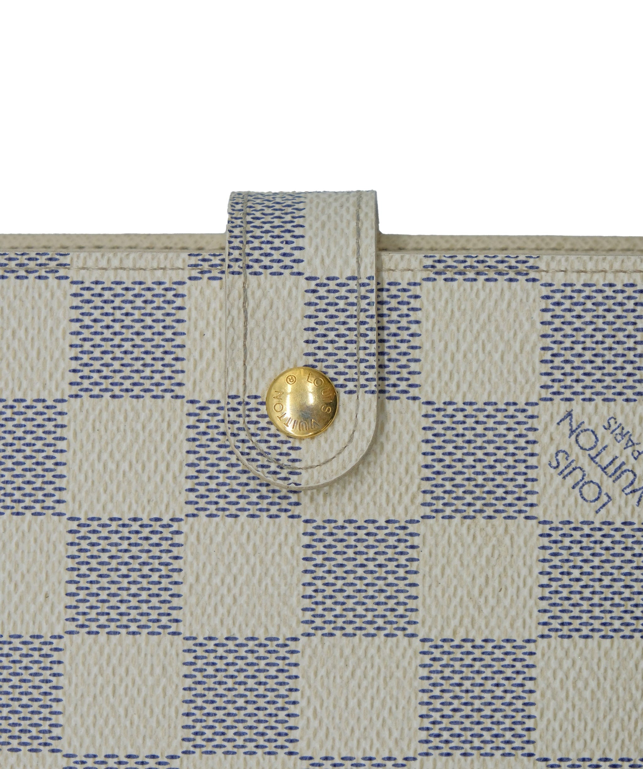 Louis Vuitton LOUIS VUITTON Damier Azur Agenda PM Day Planner Cover R20706 LV Auth mr174	 DXBS0376