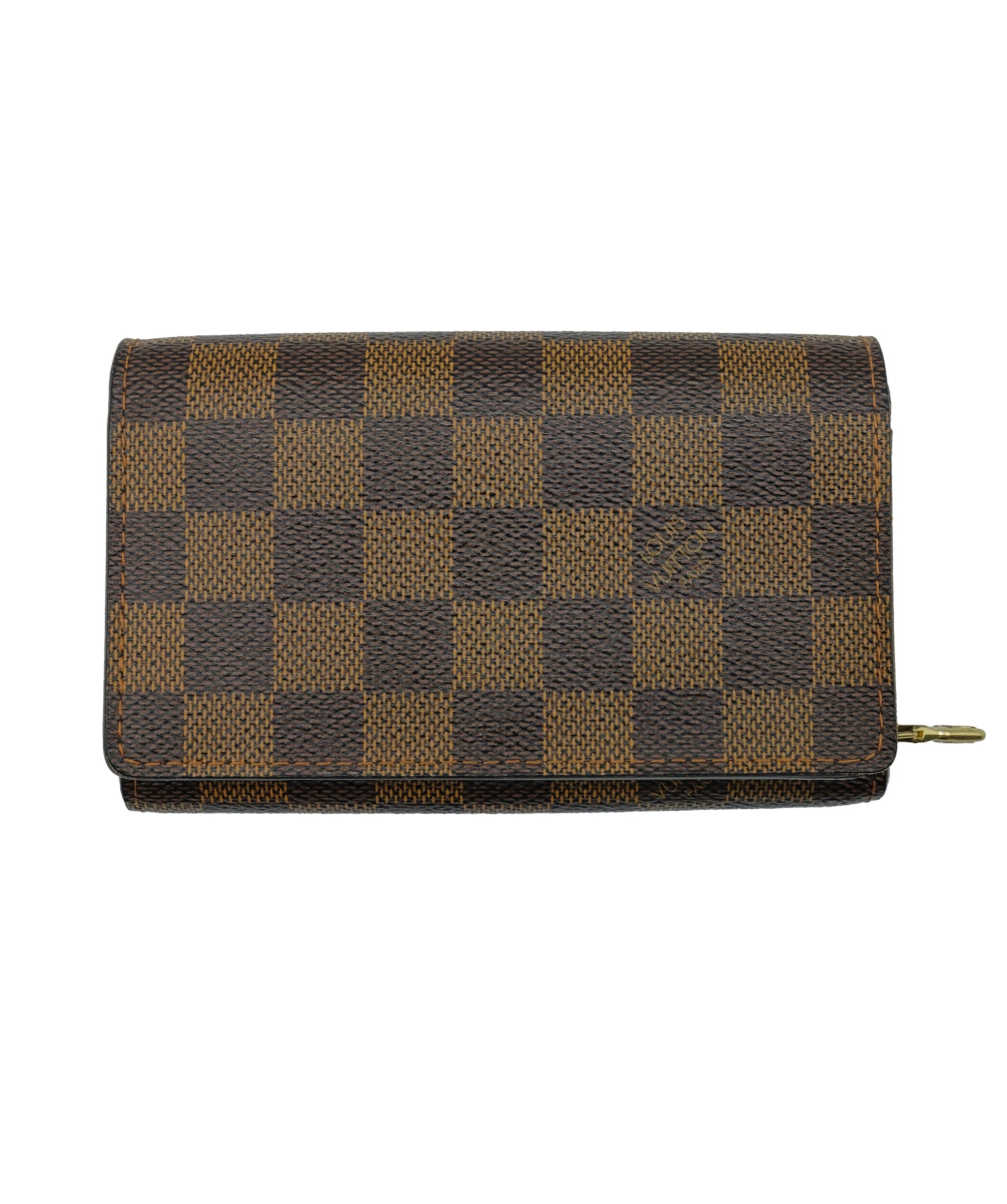 Louis Vuitton LOUIS VUITTON Damier Ebene PortefeuilleTresor Bifold Wallet N61736 Auth 35558 DXBS0388