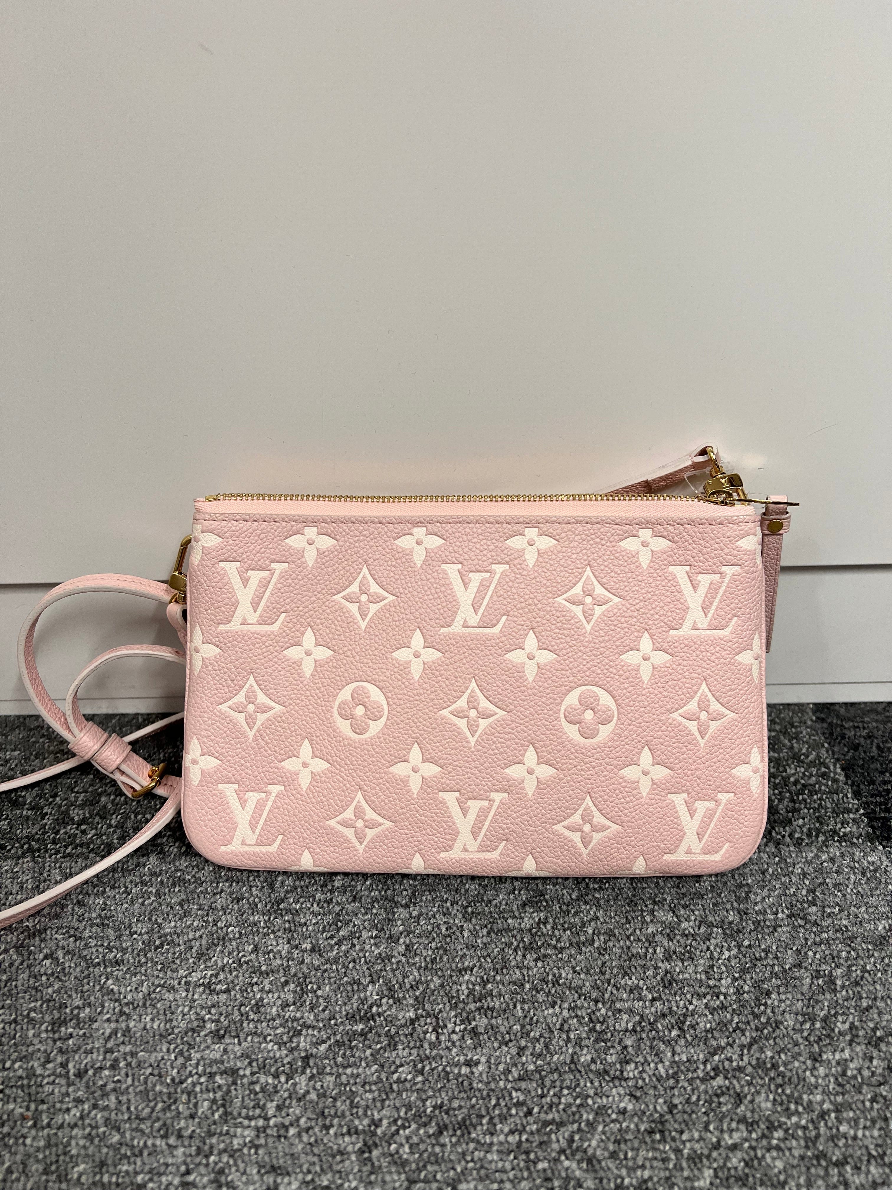 LOUIS VUITTON LOUIS VUITTON M81429 Empreinte Pochette Double Zip Pink B0723NLAUN