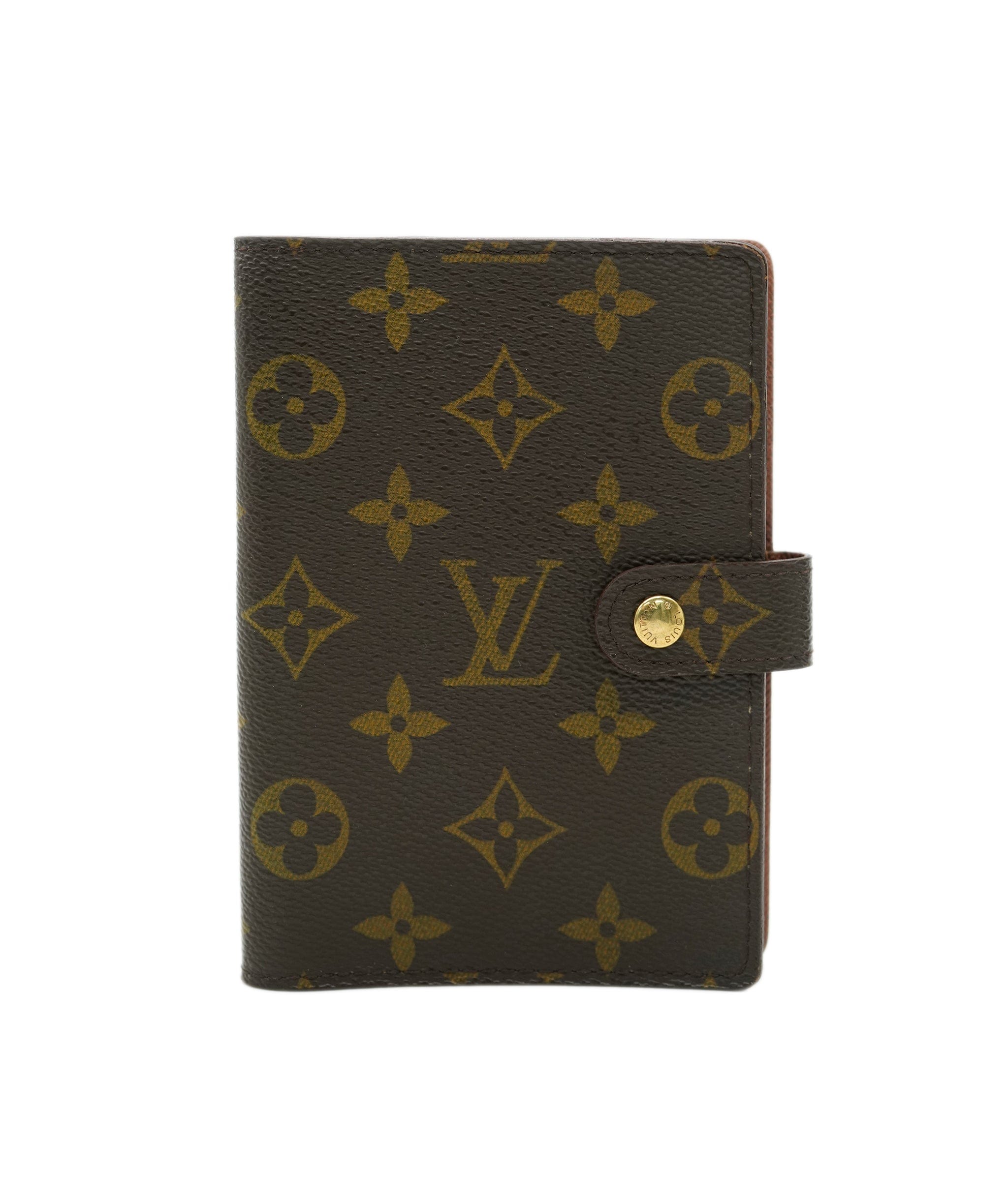 Louis Vuitton LOUIS VUITTON Monogram Agenda PM Day Planner Cover R20005 LV Auth 75686 DXBV0100