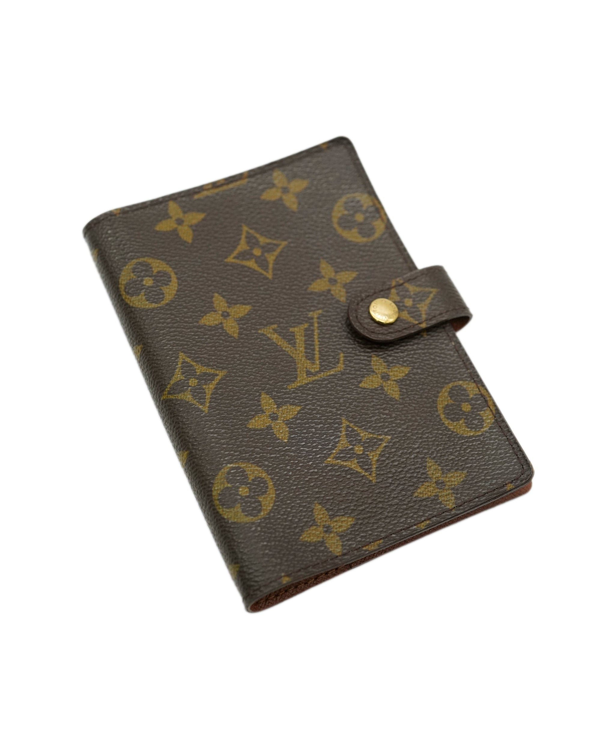 Louis Vuitton LOUIS VUITTON Monogram Agenda PM Day Planner Cover R20005 LV Auth 75686 DXBV0100