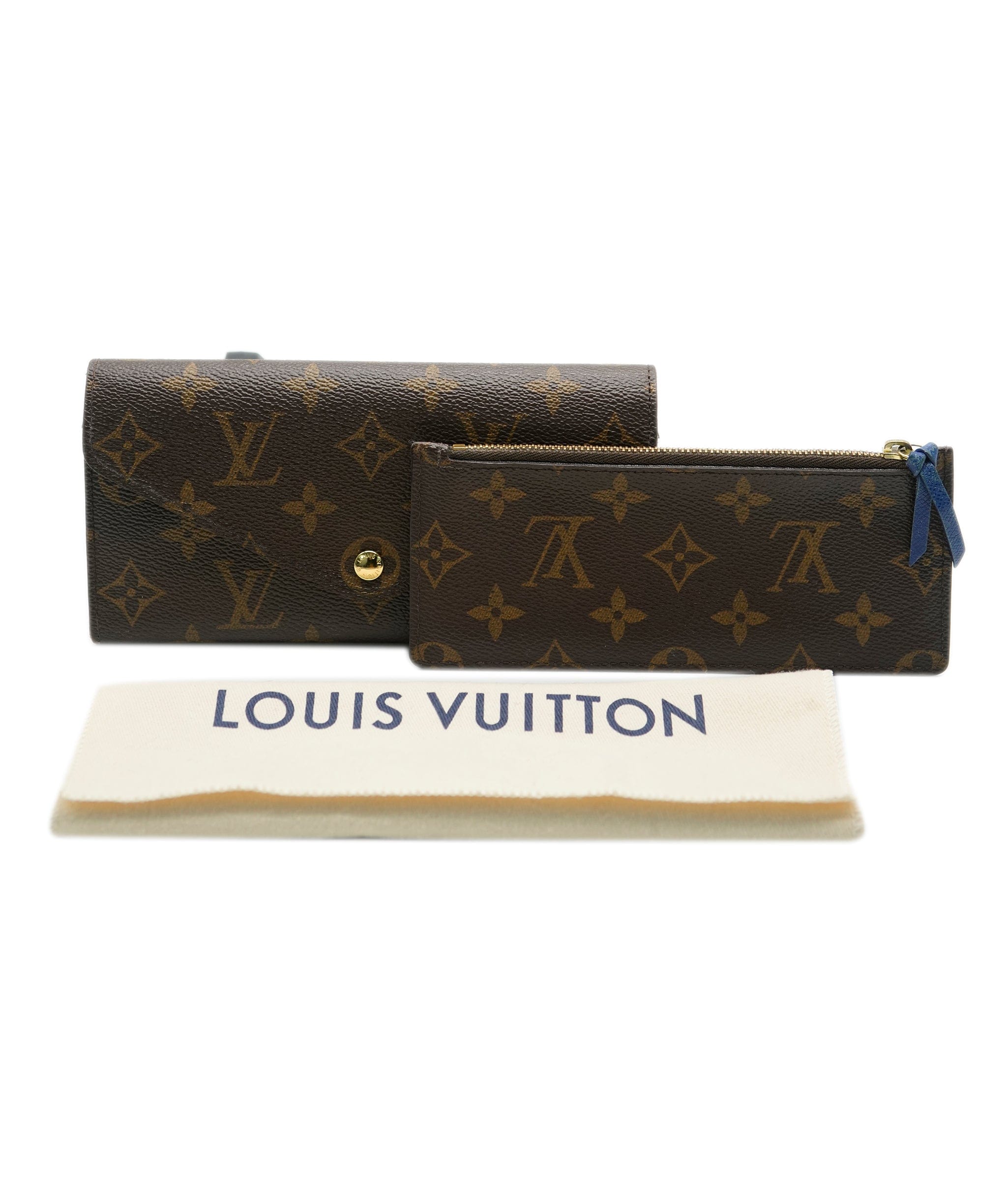 Louis Vuitton Louis Vuitton monogram blue wallet AJC0506