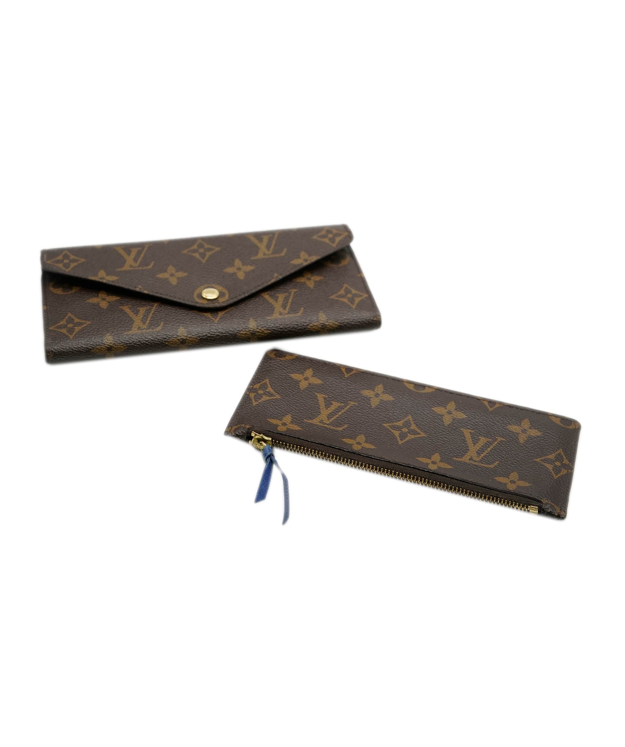 Louis Vuitton Louis Vuitton monogram blue wallet AJC0506