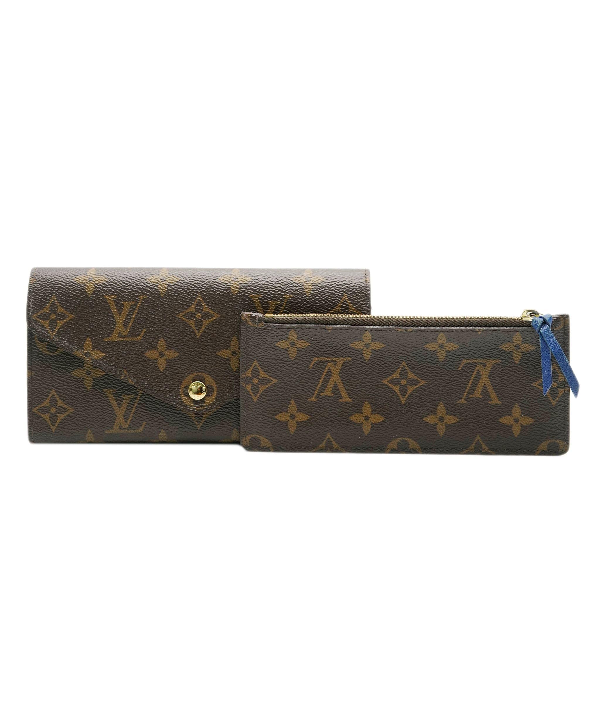 Louis Vuitton Louis Vuitton monogram blue wallet AJC0506