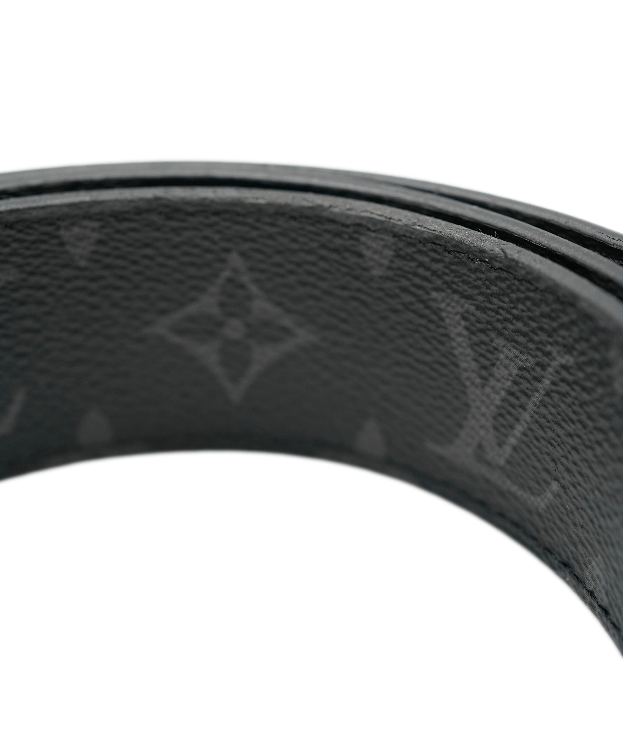 Louis Vuitton Louis Vuitton Monogram Eclipse Black Calfskin LV Initiales 40MM Reversible Belt 90/36 ABC0346