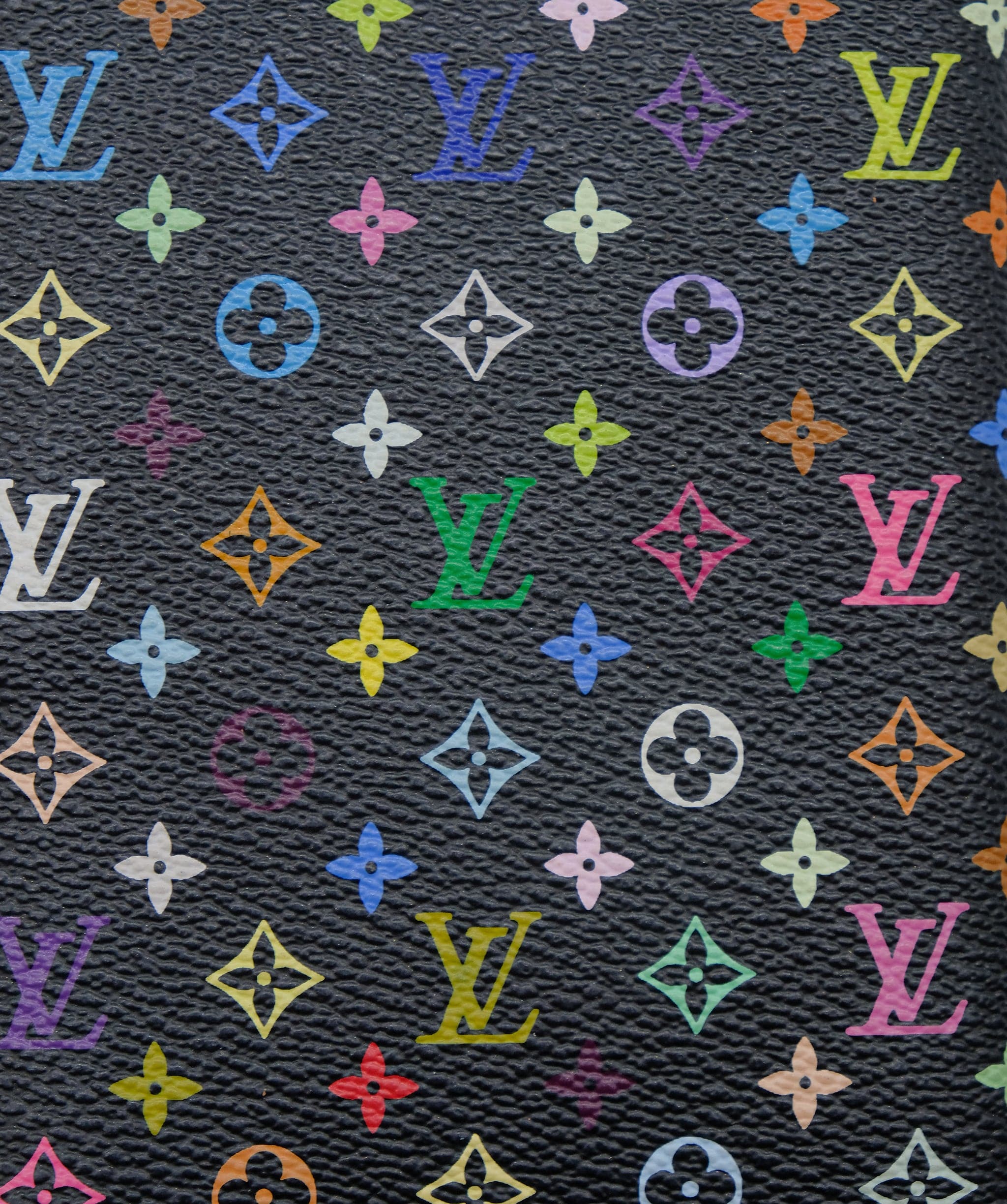 Louis Vuitton LOUIS VUITTON Monogram Multicolor Agenda PM Day Planner Black R21076 Auth 73946	 DXBS0406