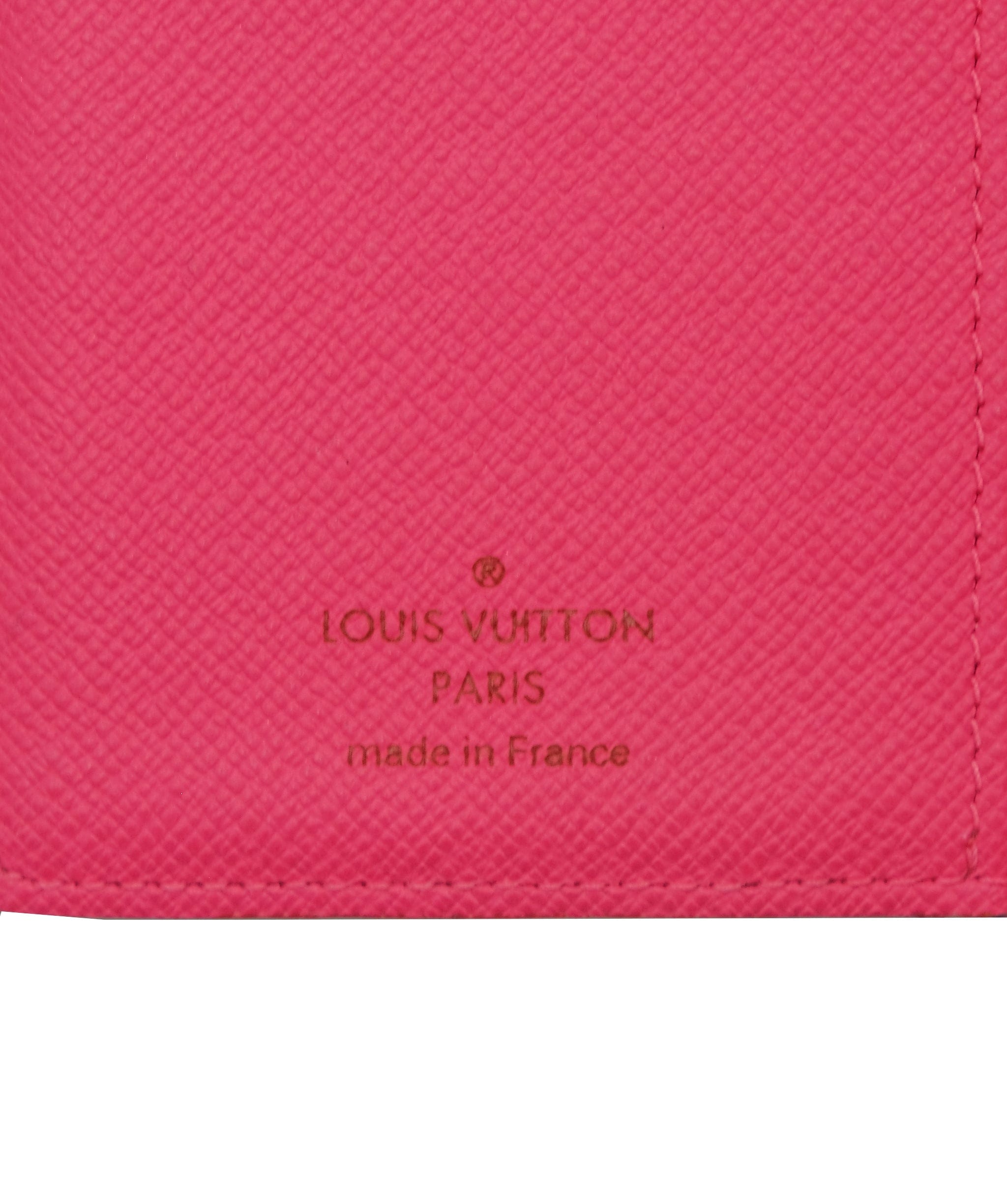 Louis Vuitton LOUIS VUITTON Monogram Multicolor Agenda PM Day Planner Black R21076 Auth 73946	 DXBS0406