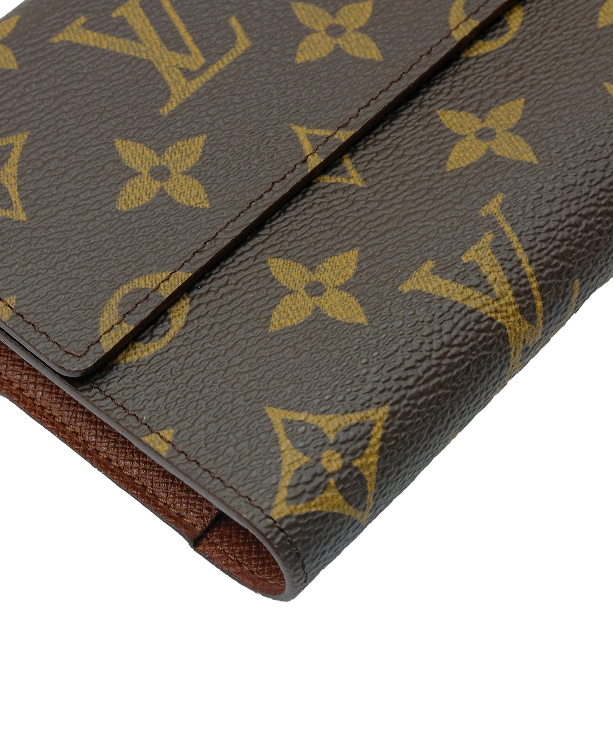 Louis Vuitton LOUIS VUITTON Monogram Portefeuille International Long Wallet M61217 Auth bs7199	 DXBS0414