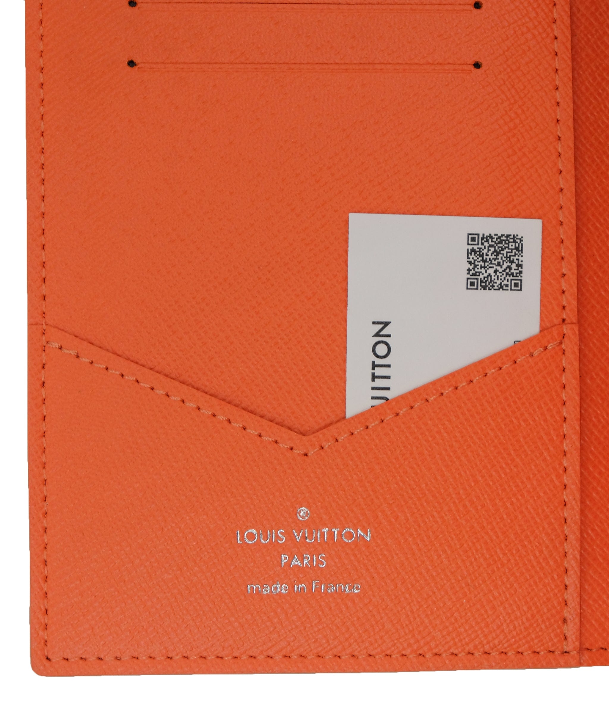 Louis Vuitton Louis Vuitton Passport Holder Orange with Initials SB RJC3319