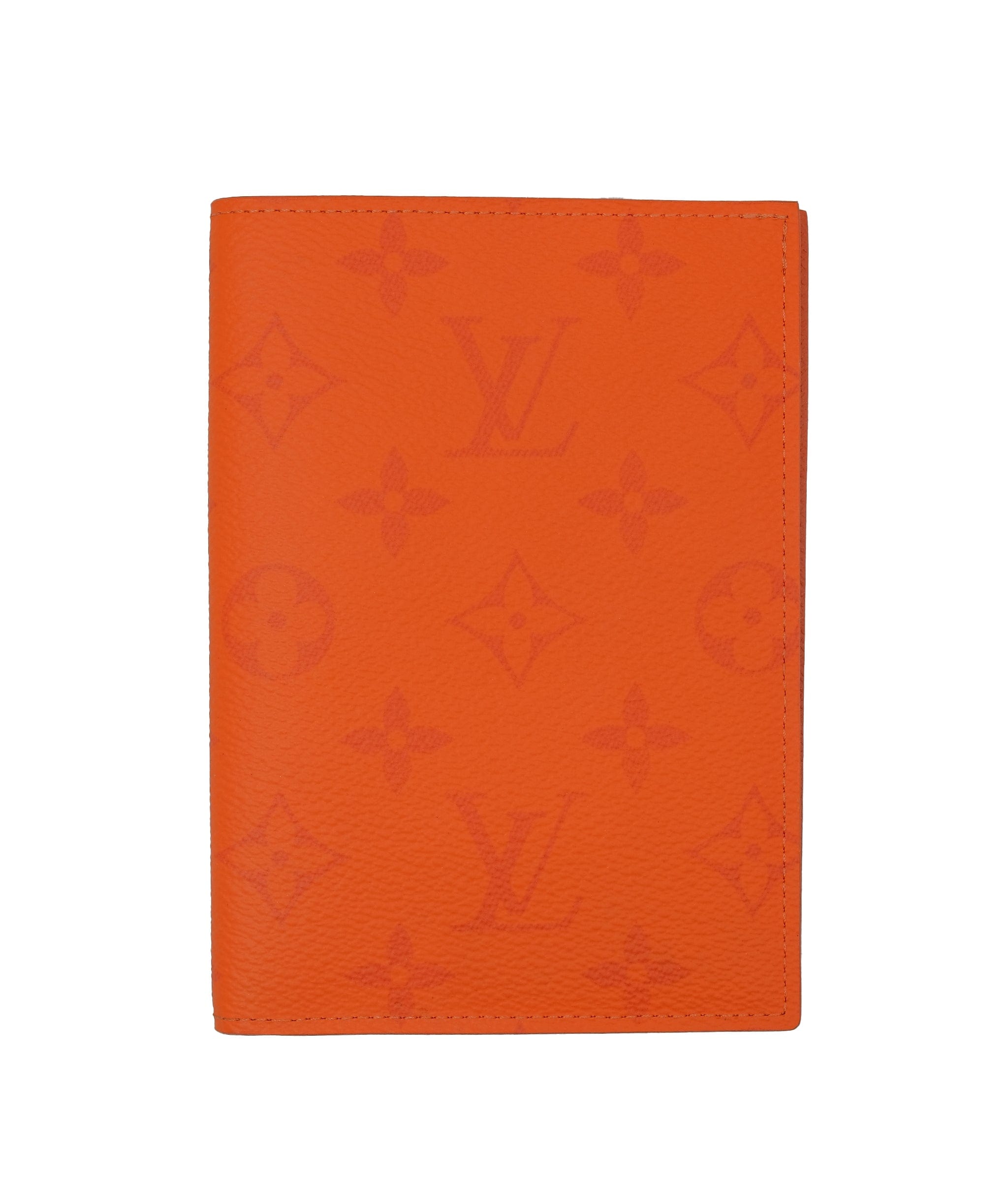 Louis Vuitton Louis Vuitton Passport Holder Orange with Initials SB RJC3319