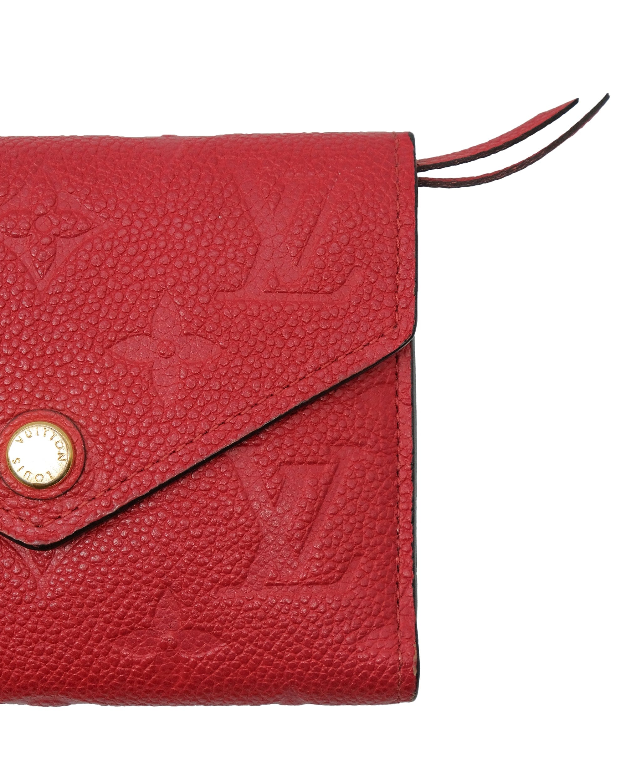 Louis Vuitton Louis Vuitton Red Wallet RJC3344