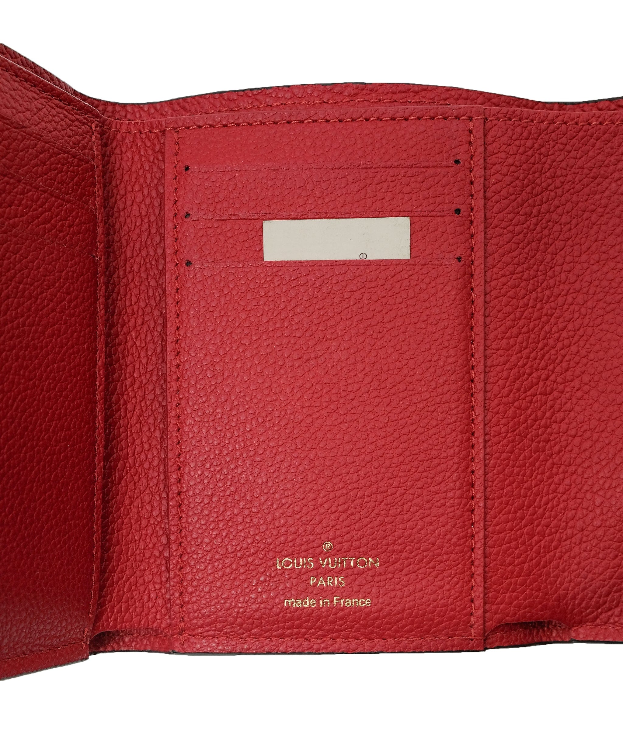 Louis Vuitton Louis Vuitton Red Wallet RJC3344