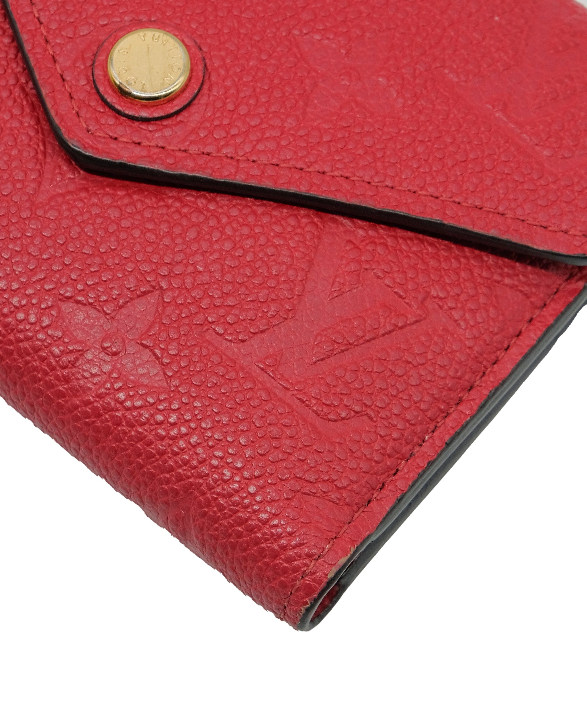 Louis Vuitton Louis Vuitton Red Wallet RJC3344