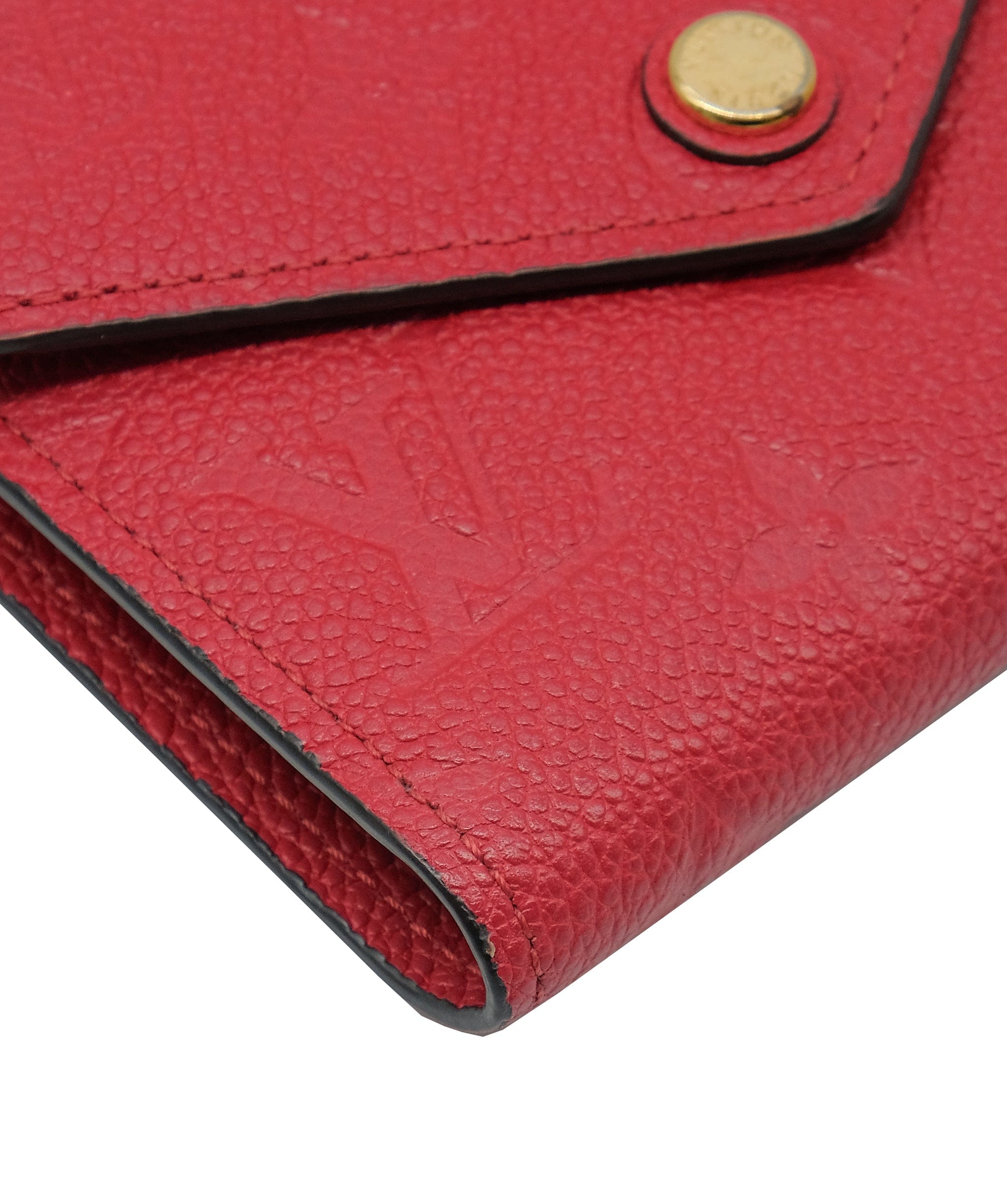 Louis Vuitton Louis Vuitton Red Wallet RJC3344