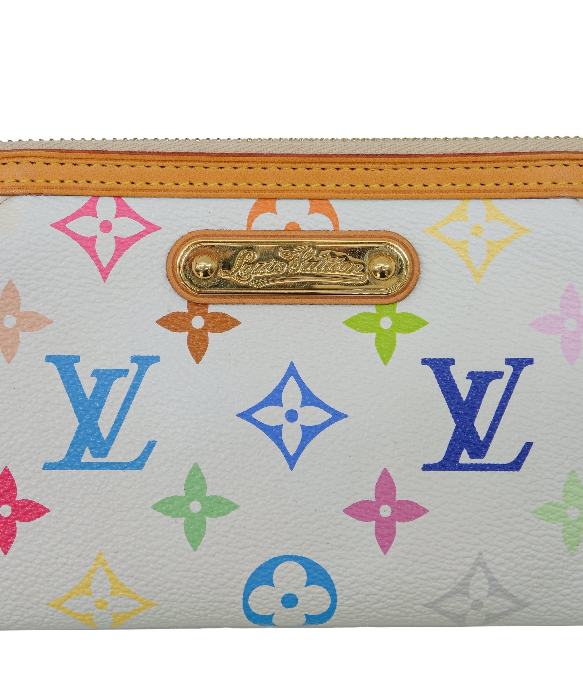 LOUIS VUITTON Louis Vuitton x Murakami Multicolor Pochette Mira PM White M60098B0809L9VTR