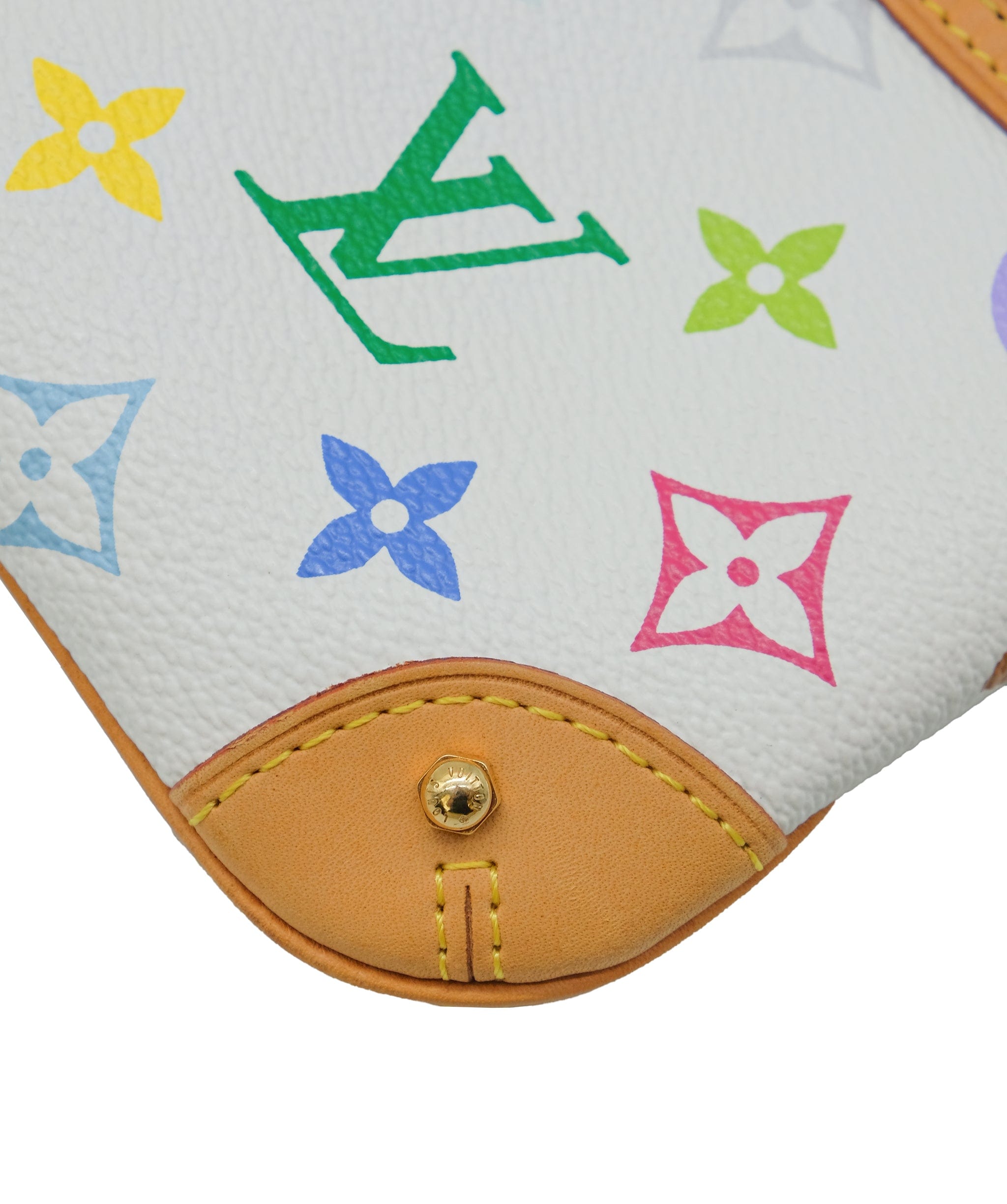 LOUIS VUITTON Louis Vuitton x Murakami Multicolor Pochette Mira PM White M60098B0809L9VTR