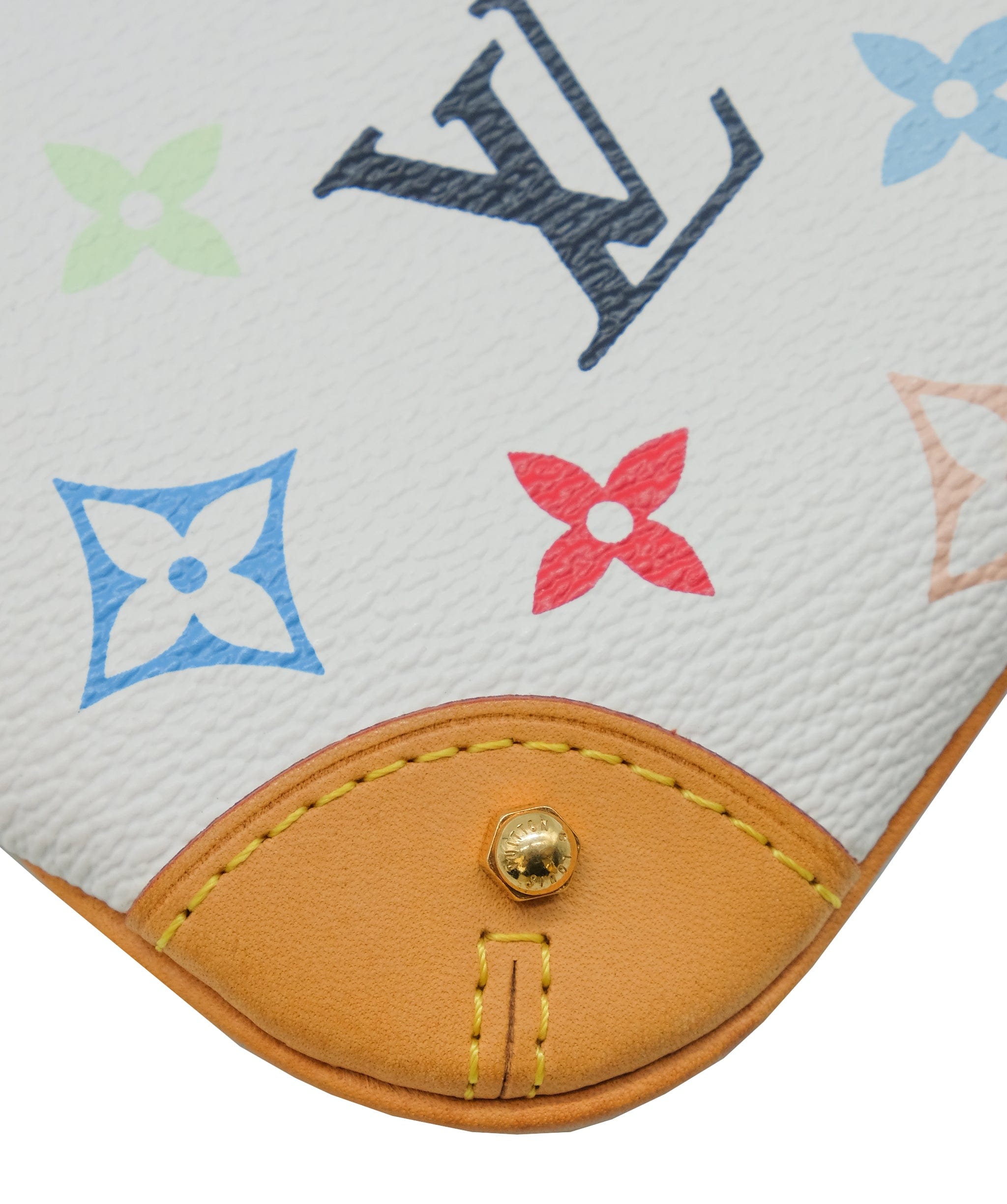 LOUIS VUITTON Louis Vuitton x Murakami Multicolor Pochette Mira PM White M60098B0809L9VTR