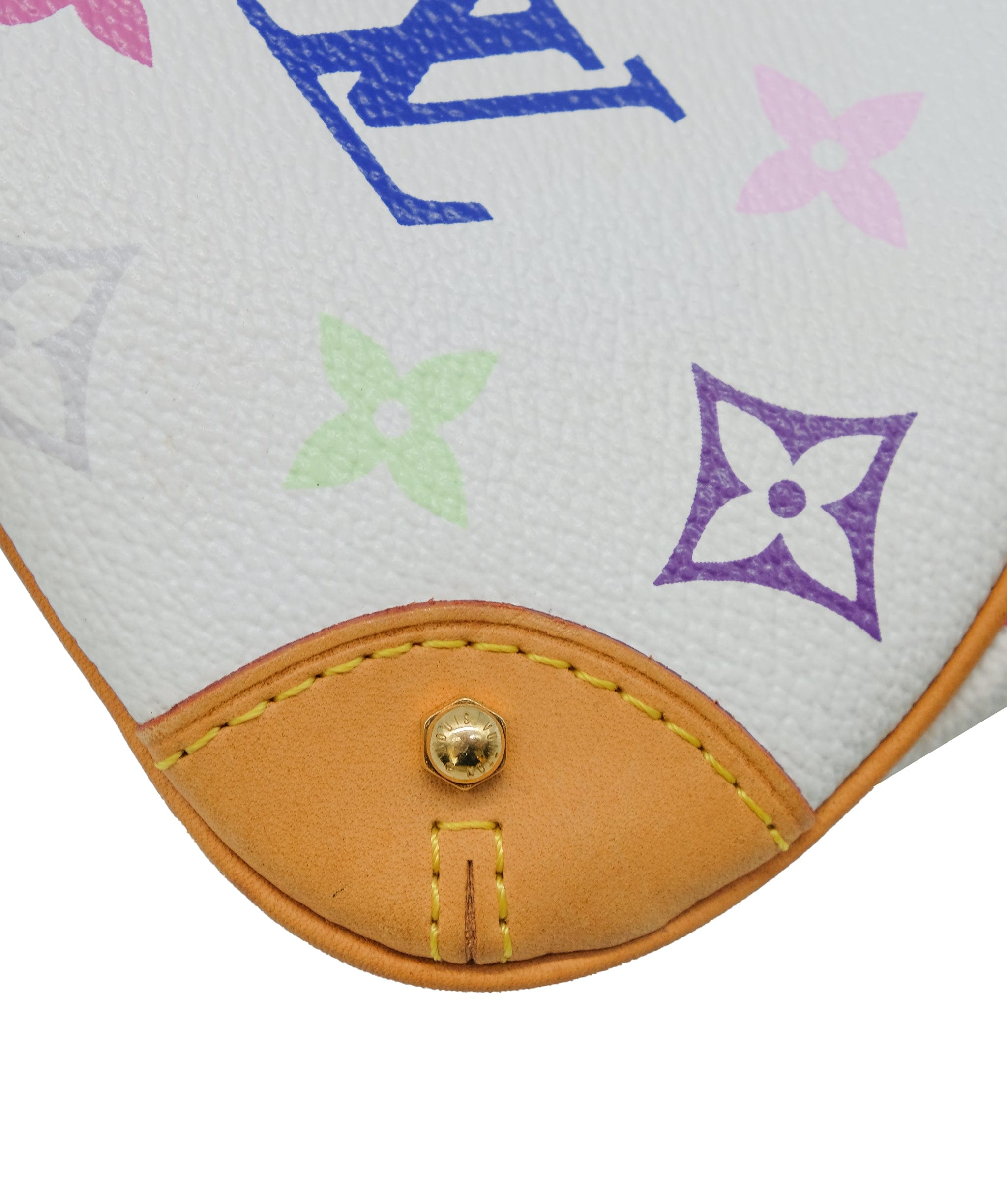 LOUIS VUITTON Louis Vuitton x Murakami Multicolor Pochette Mira PM White M60098B0809L9VTR