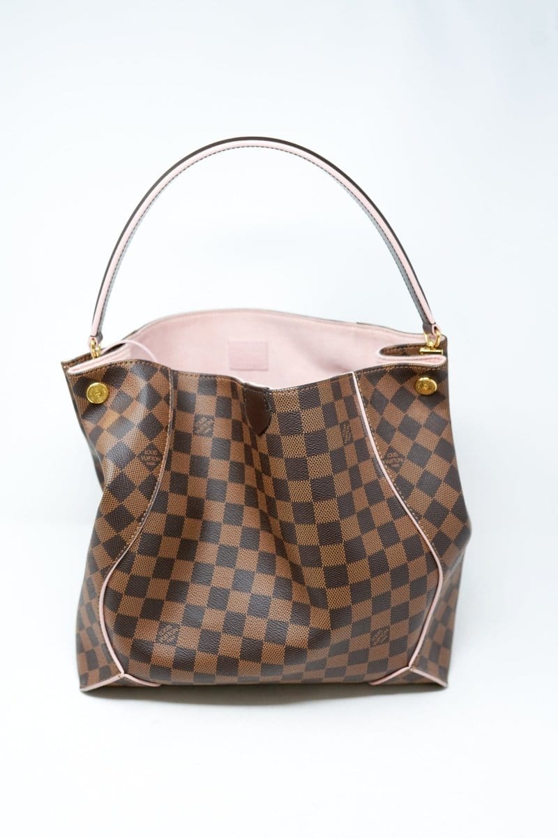 2. LP x C Louis Vuitton Brown Damier Canvas Caissa Top Handle Hobo Bag - AGL1677