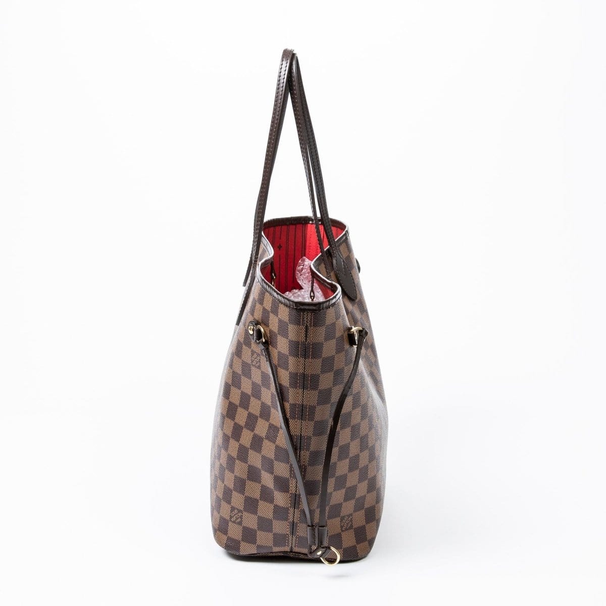 25. LP X C Louis Vuitton Neverfull MM Brown Damier Ebene Bag - AWL2387