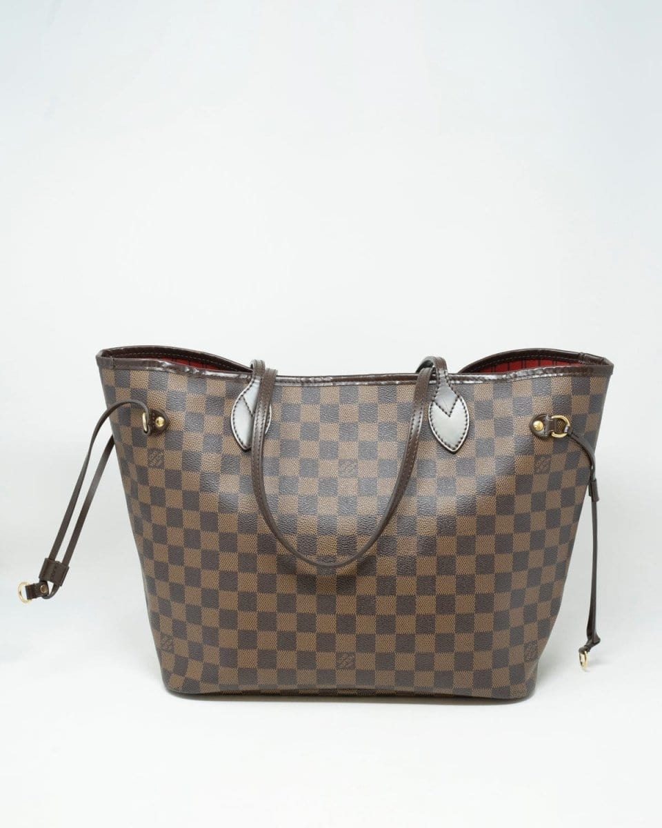 25. LP X C Louis Vuitton Neverfull MM Brown Damier Ebene Bag - AWL2387