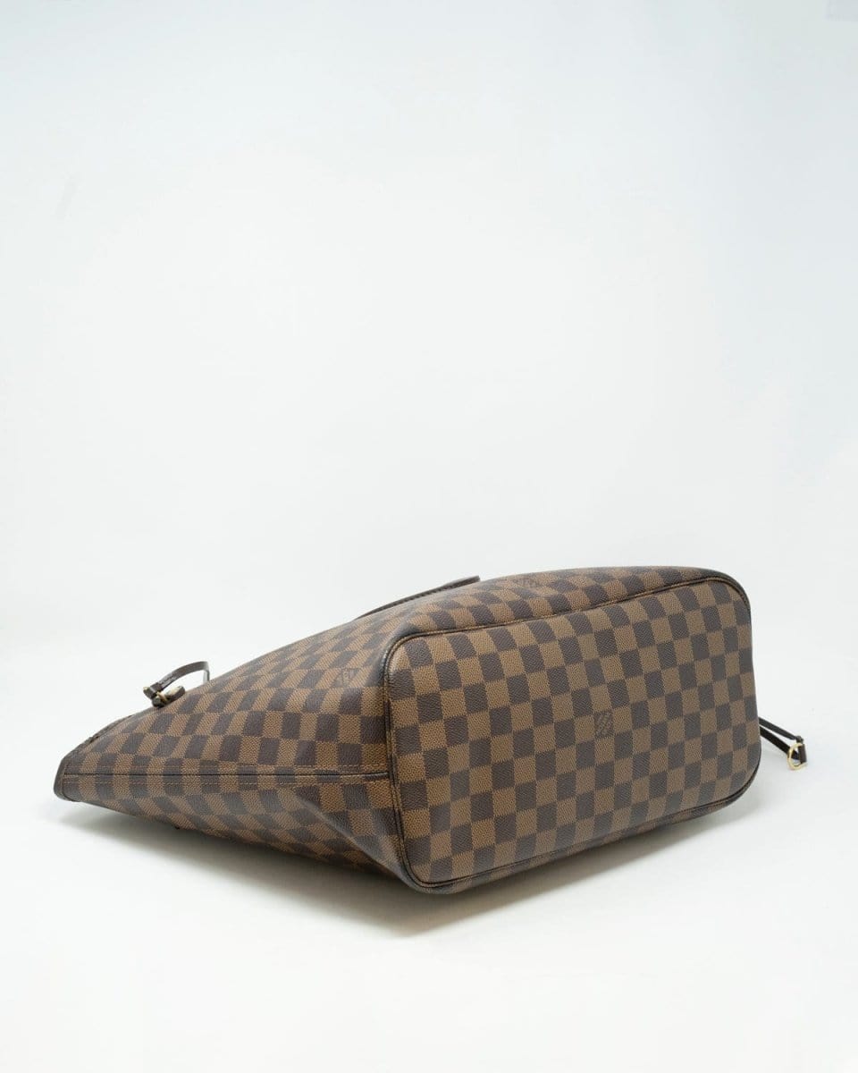 25. LP X C Louis Vuitton Neverfull MM Brown Damier Ebene Bag - AWL2387