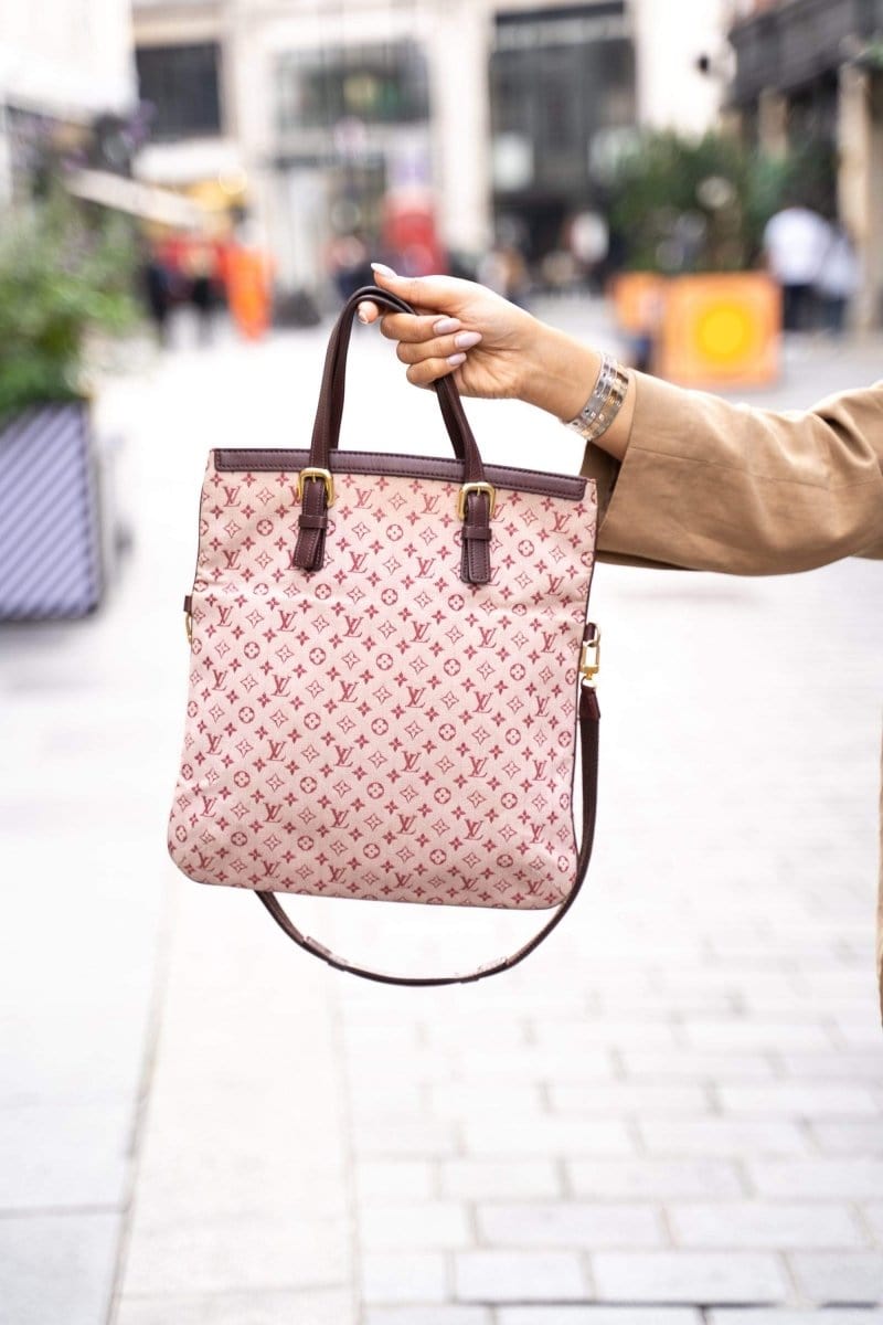 49. LP X C Louis Vuitton Mini Lin Sac Plat Bag - AWL1712