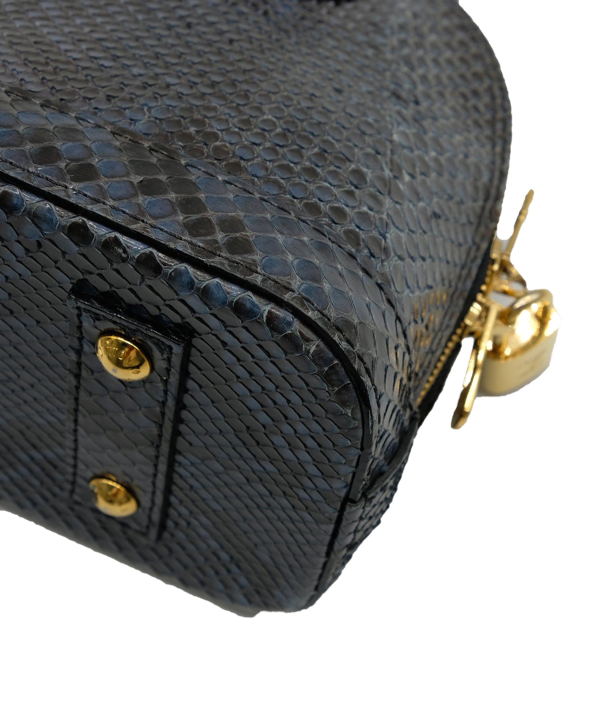 Louis Vuitton Louis Vuitton Alma Python Handbag RJC2080